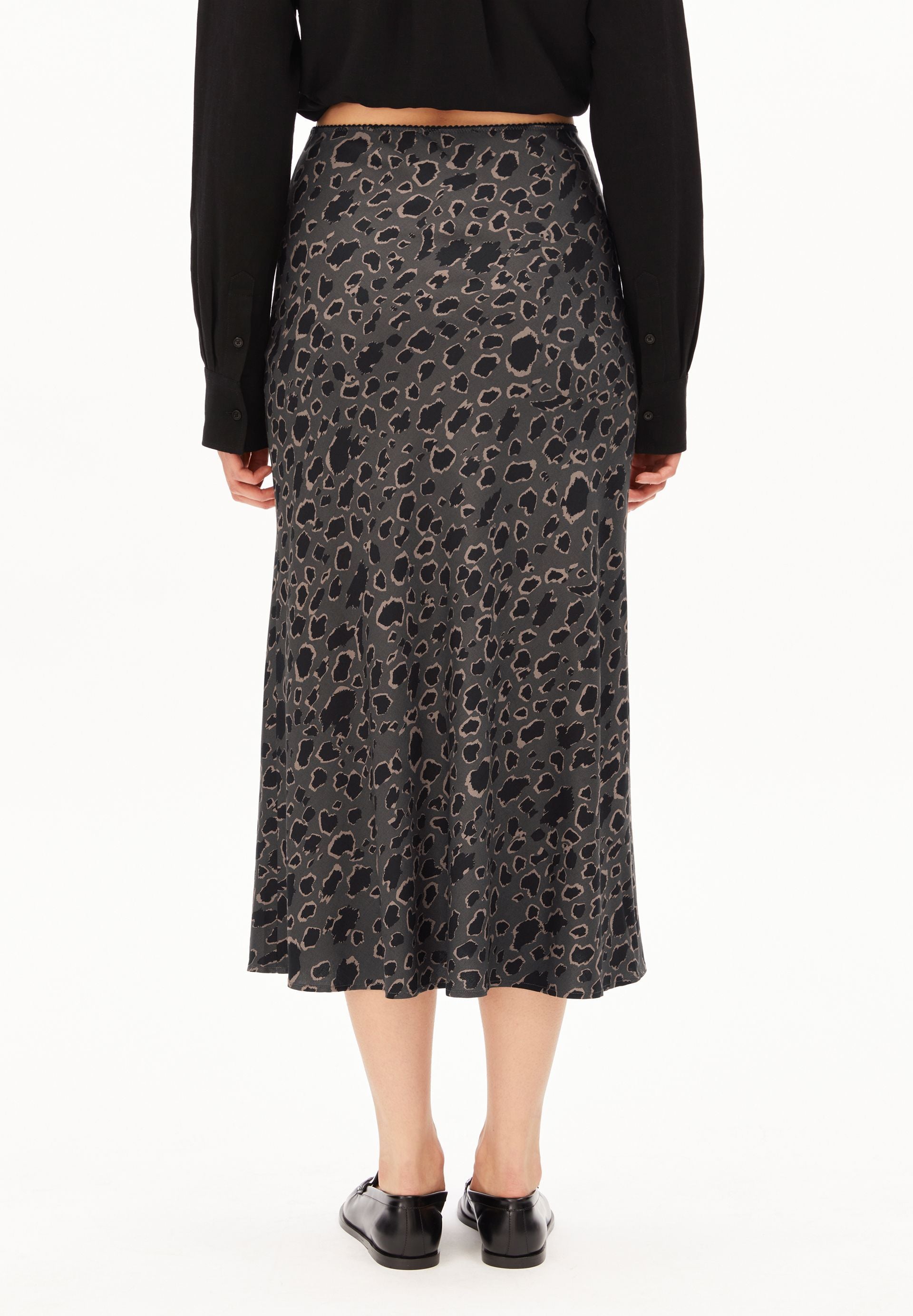 Leo Lenovaa Slip-skirt (Dark Steel-blac)