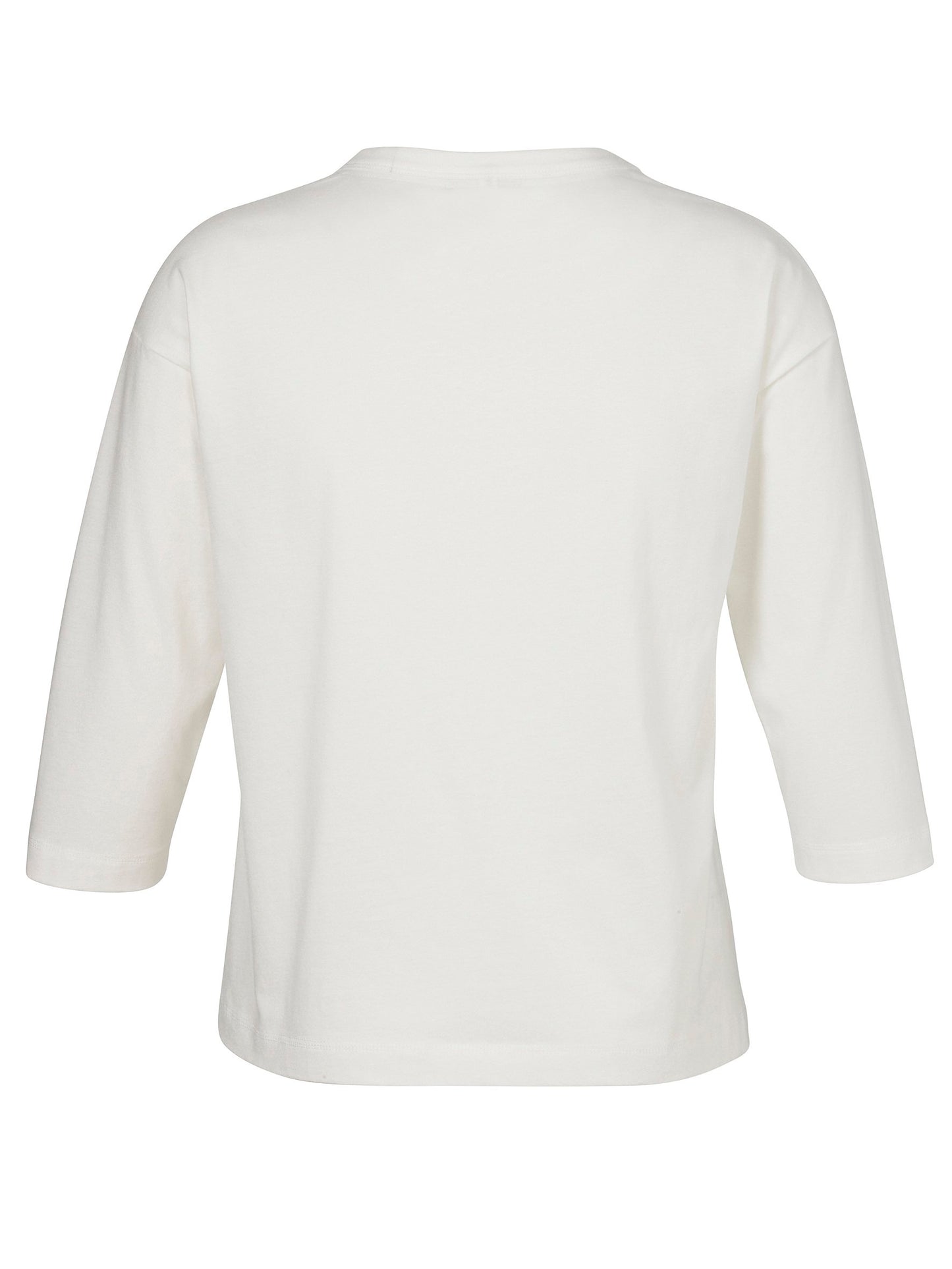 T-Shirt Rundhals 3/4 Arm Motiv (Offwhite Multico)