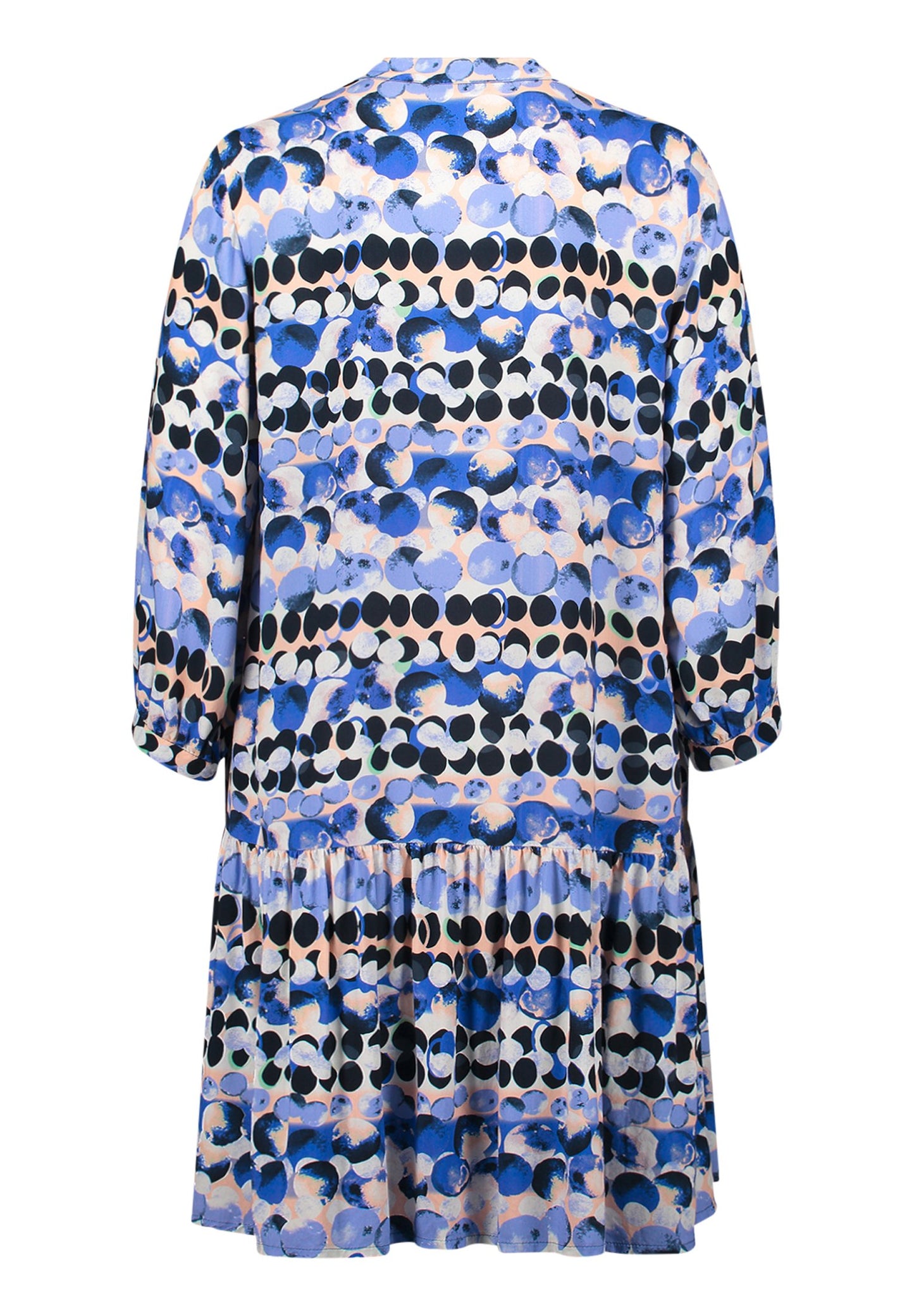 Stufenkleid (Blue/beige)