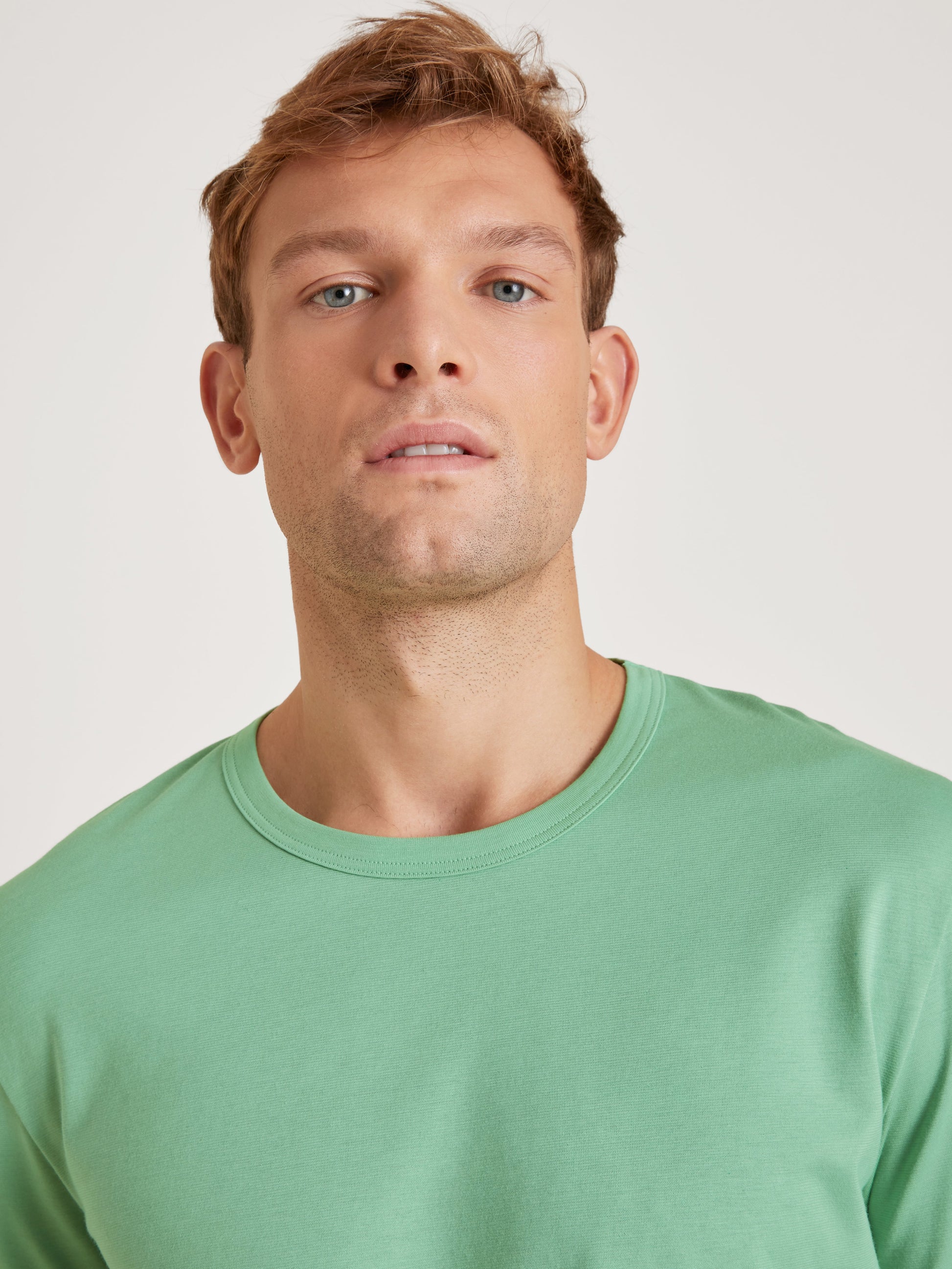 HERREN Shirt langarm (Ming Green)
