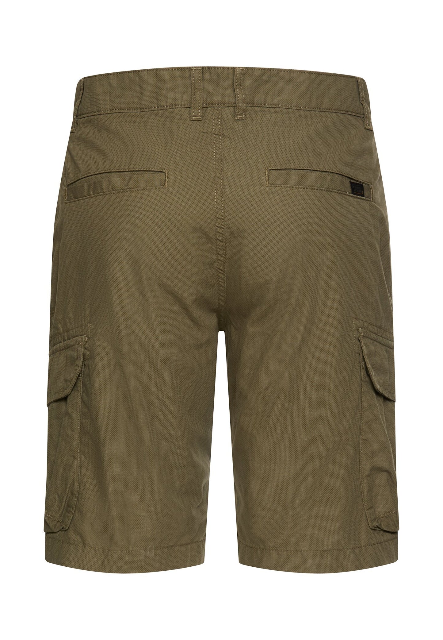 Cargoshorts aus reiner Baumwolle (Deep Olive, Minimal)
