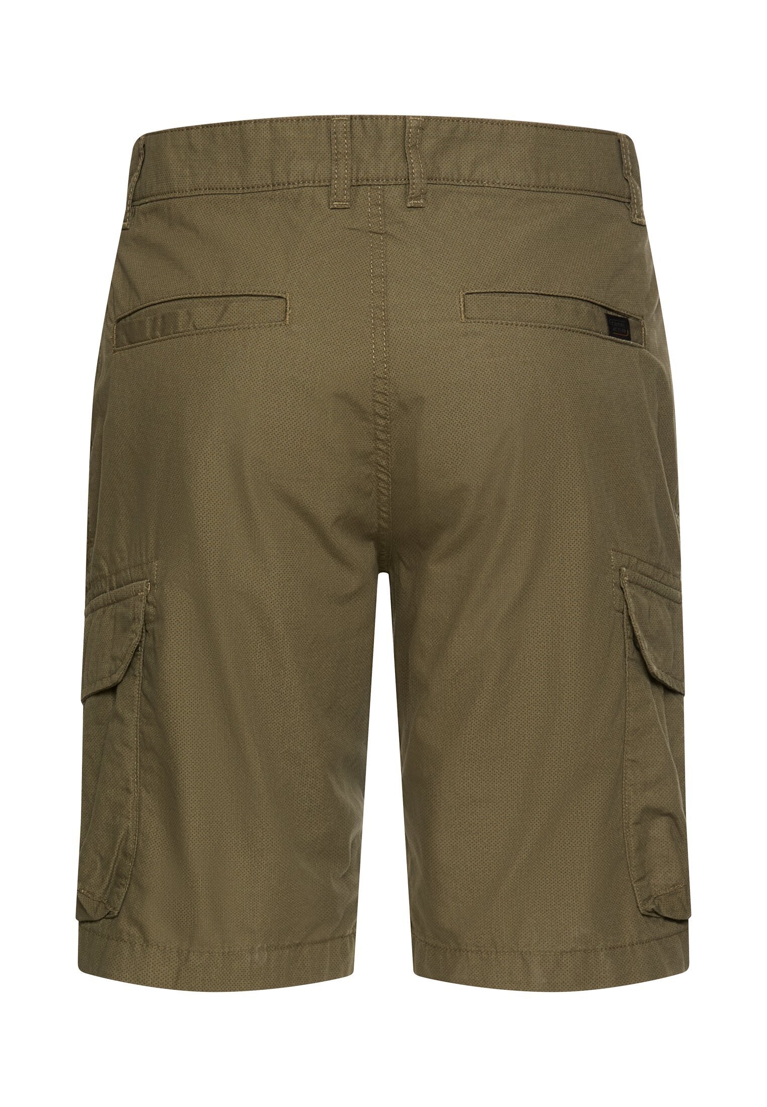 Cargoshorts aus reiner Baumwolle (Deep Olive, Minimal)
