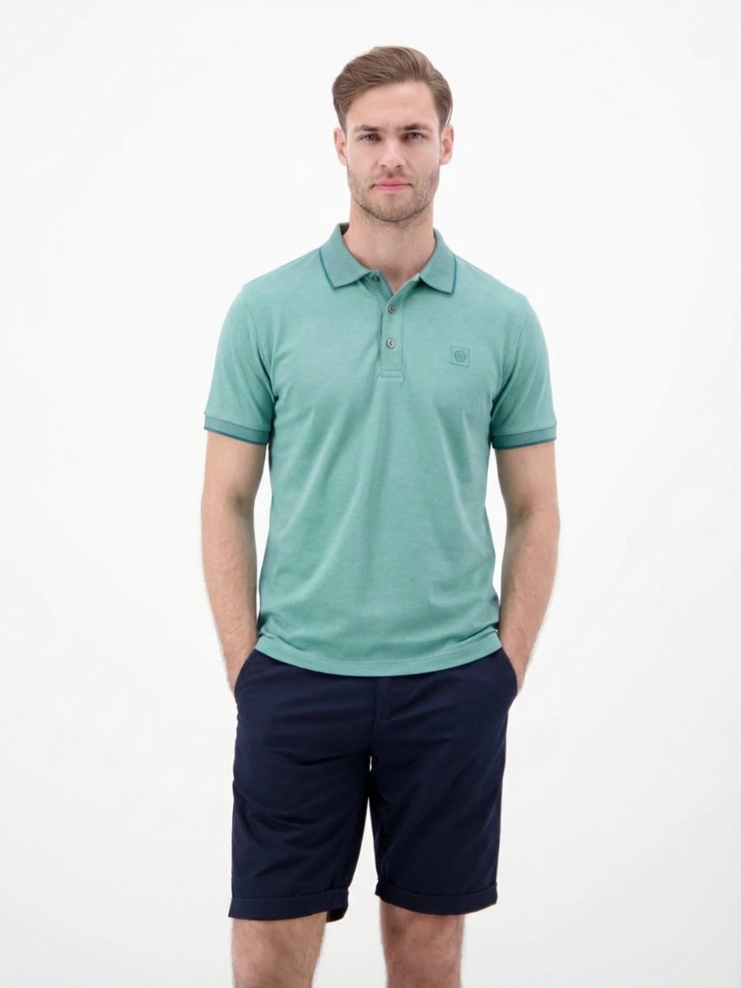 Polo-knopf (Soft Teal)