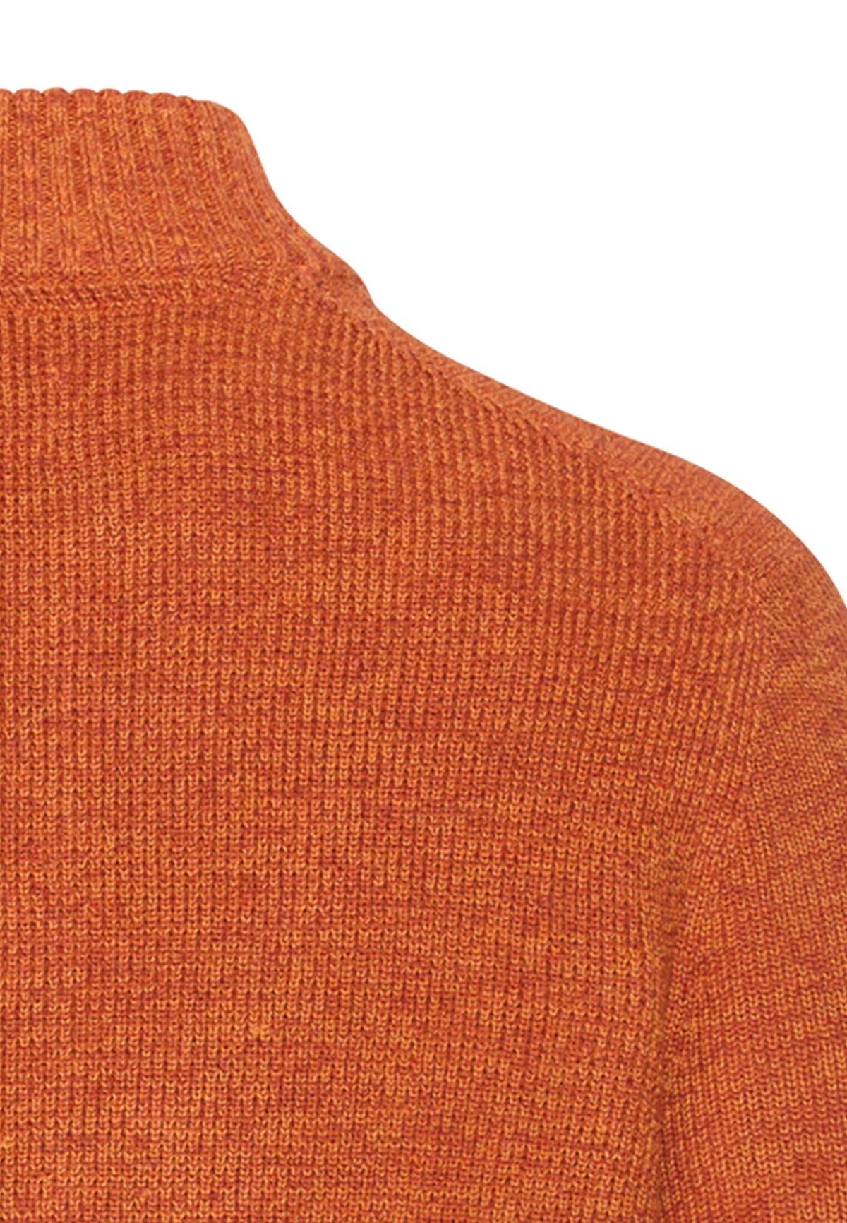 Strick-Troyer in melierter Optik (Brick Orange)