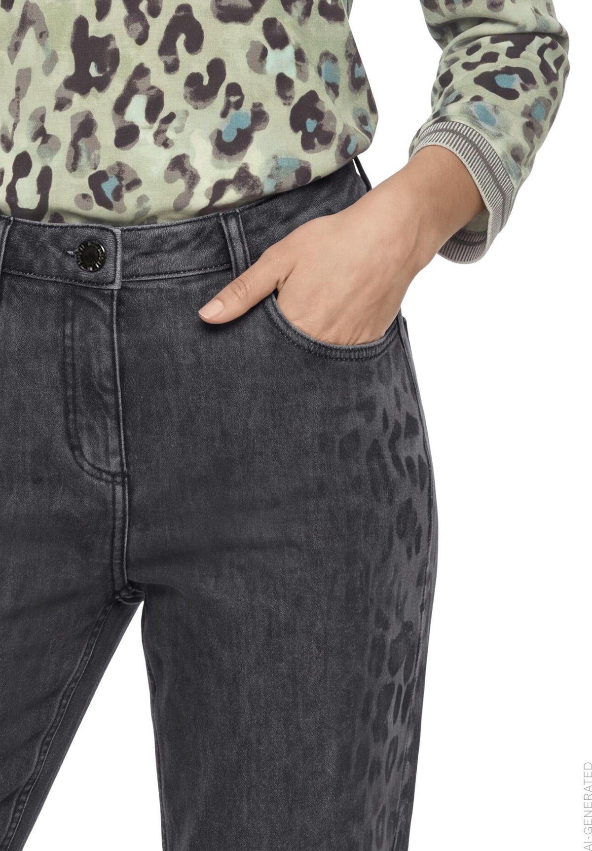 Casual-Hose (Dark Grey Denim)