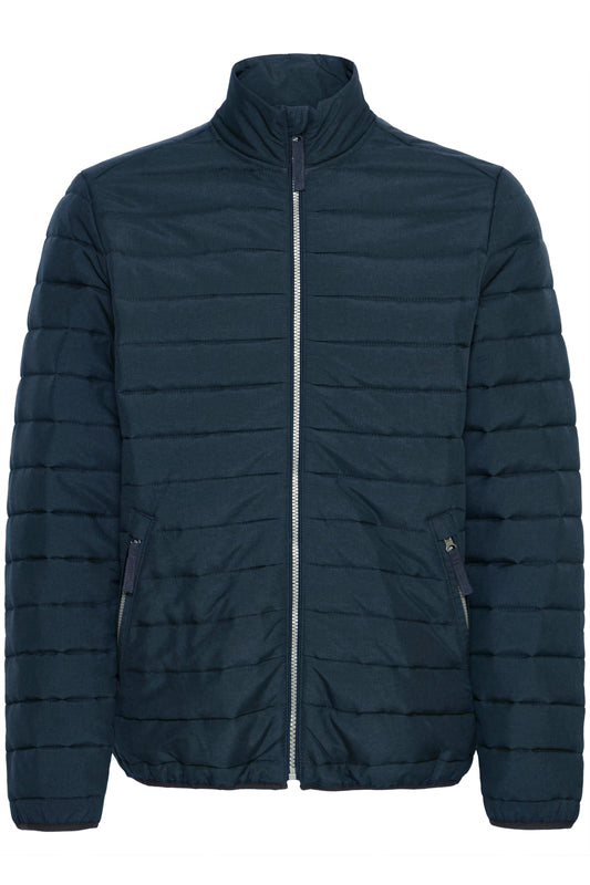 BHEDMAR puffer with stand collar (Dress Blue Me)