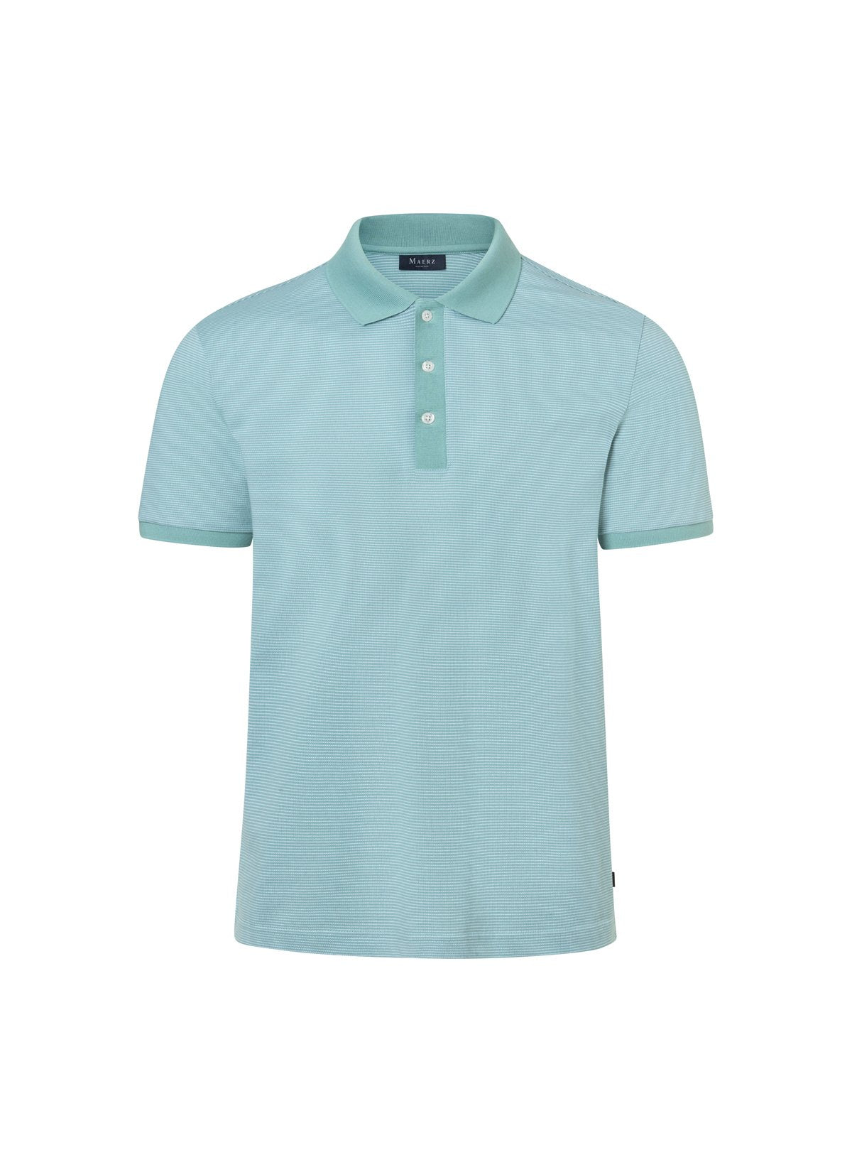 Poloshirt, Knopf 1/2 Arm (Bright Aqua)