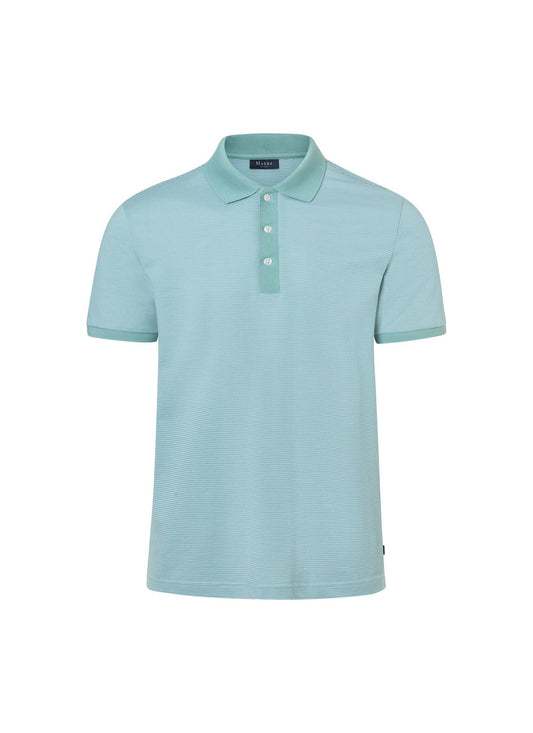 Poloshirt, Knopf 1/2 Arm (Bright Aqua)