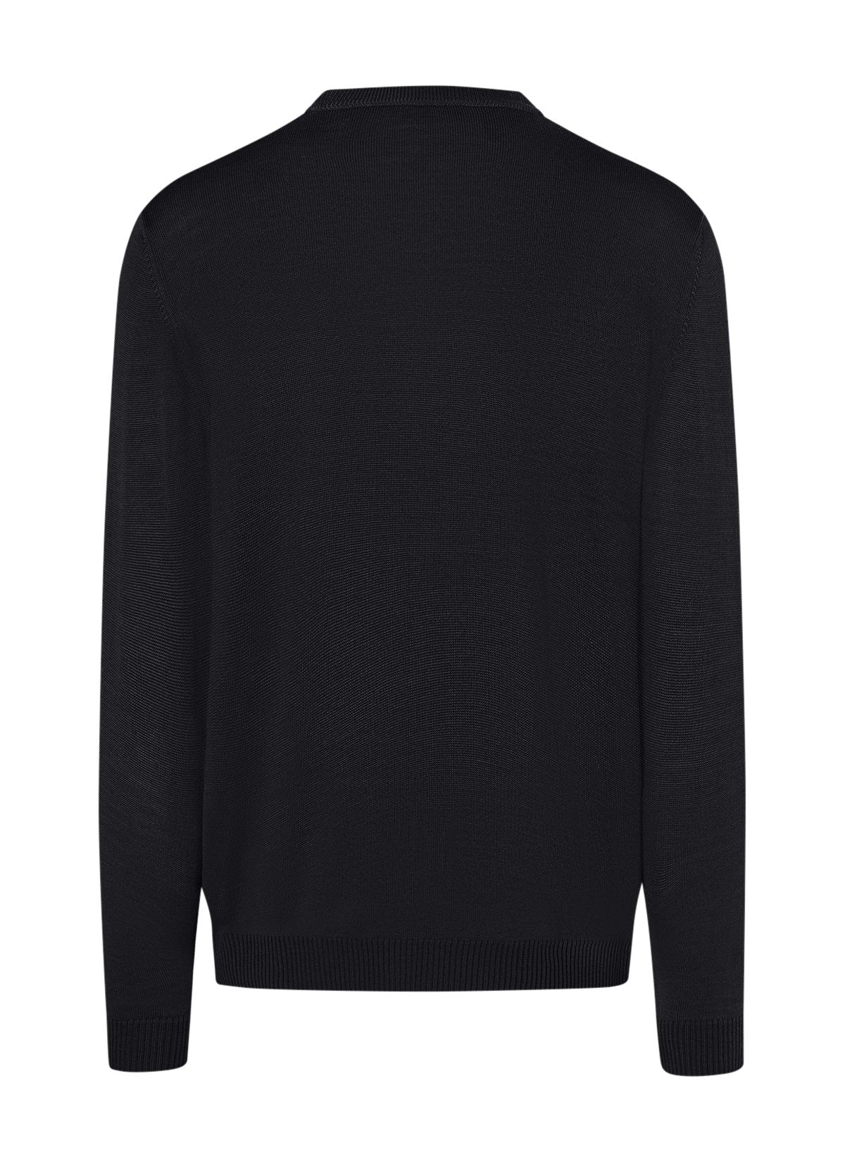 Pullover Rundhals 1/1 Arm (Black)