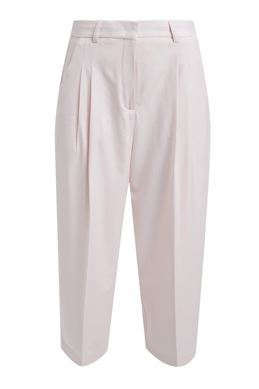 Cropped Straight Pants (Blush)