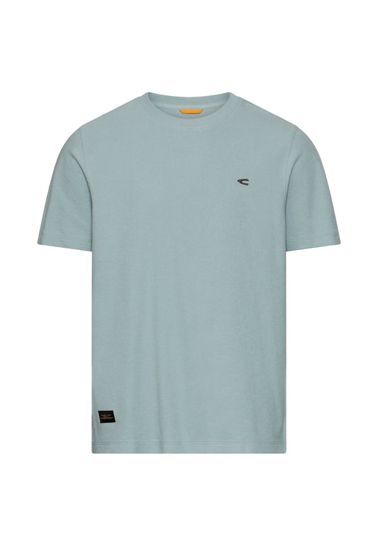 T-Shirt aus reiner Baumwolle (Aqua Blue)