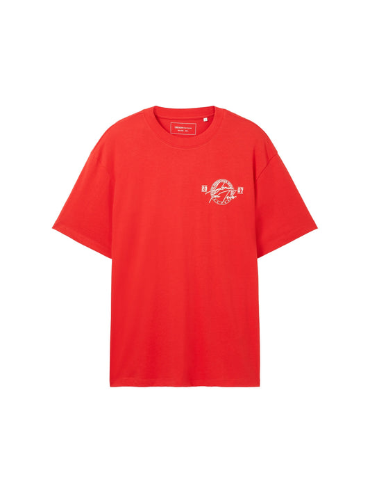 T-Shirt mit Print (Clean Red)