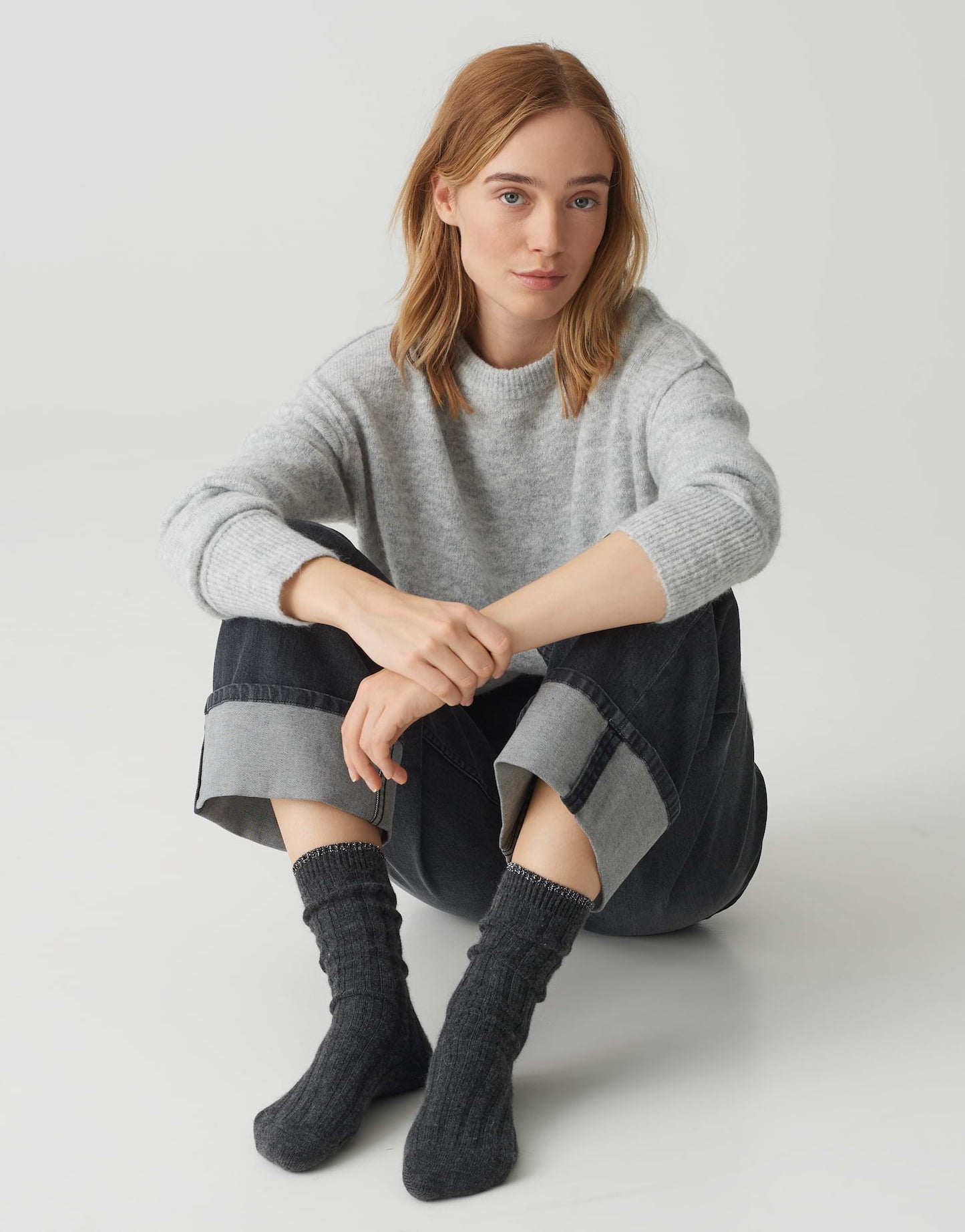 Yanna cashmere (Slate Grey Mela)