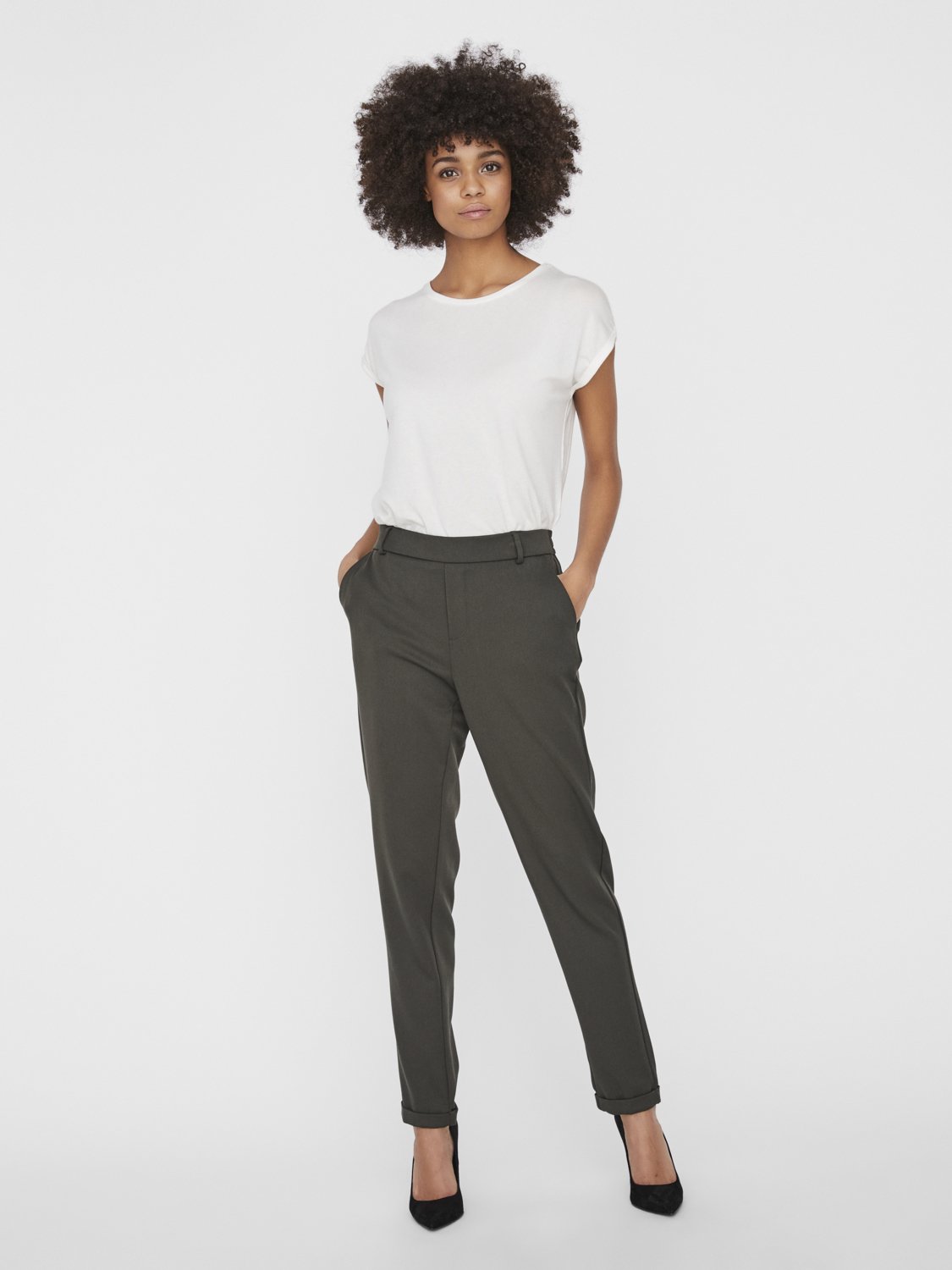 Vmmaya Mw Loose Solid Pant Noos (Peat)
