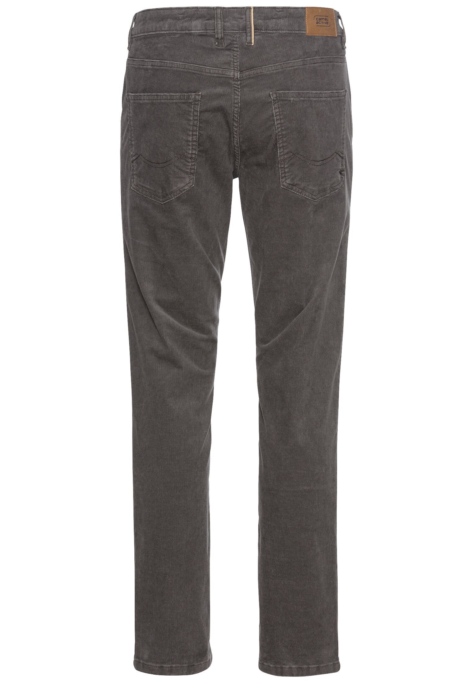 Regular Fit 5-Pocket Cordhose (Rock Grey)