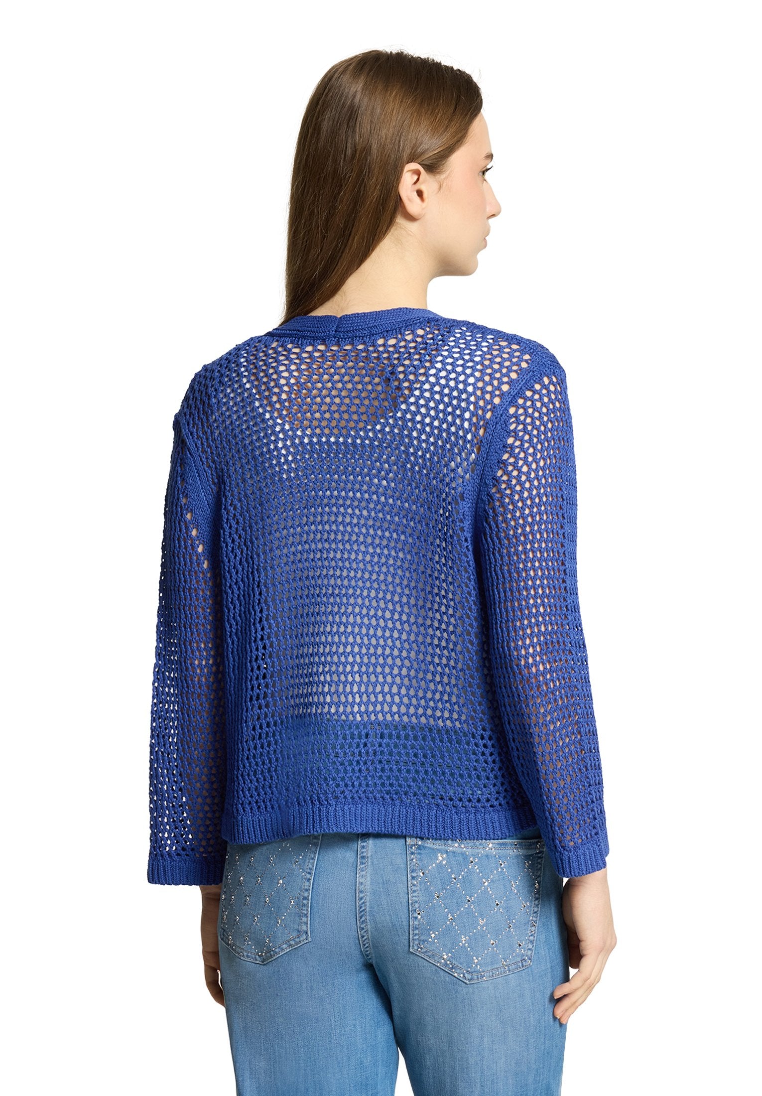 Grobstrickjacke (Electric Blue)