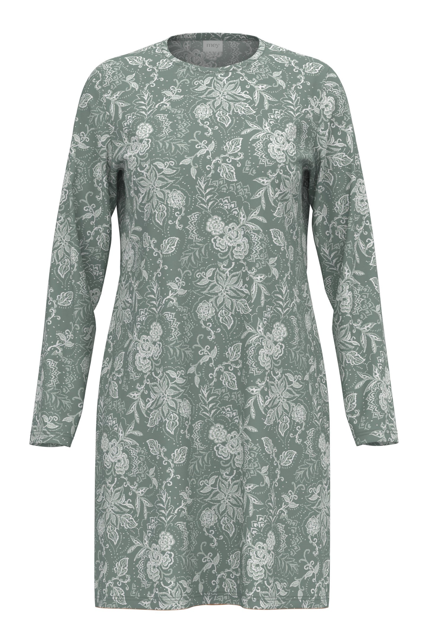 Nachthemd langarm (Dusty Teal)