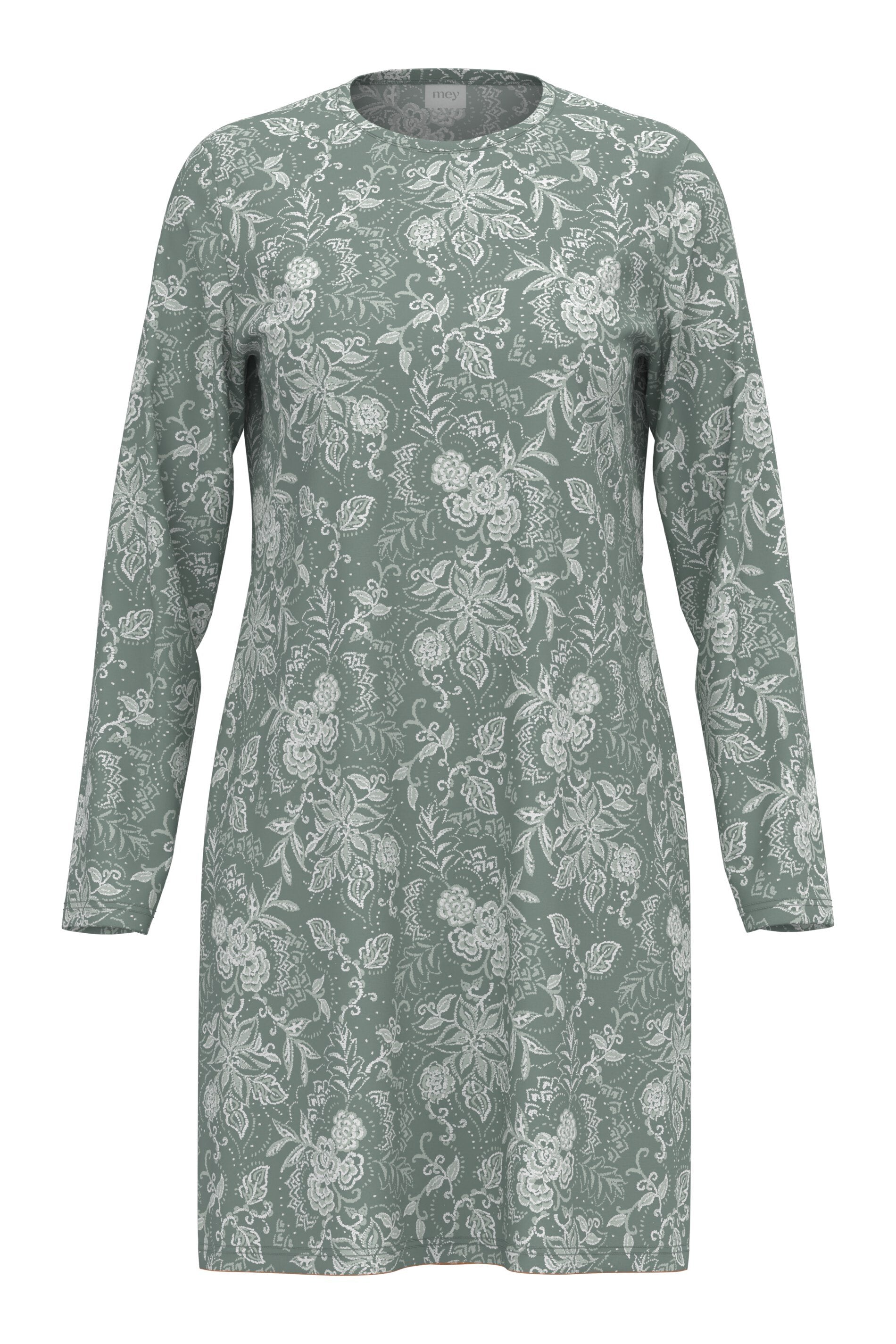 Nachthemd langarm (Dusty Teal)