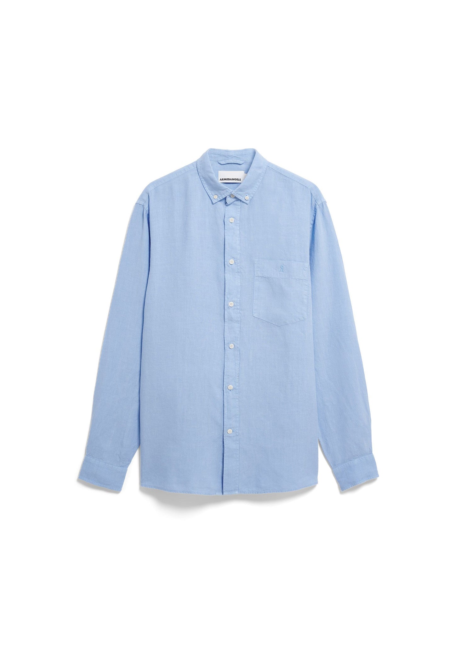 Linen Longsleeve Shirt (Wedgwood)