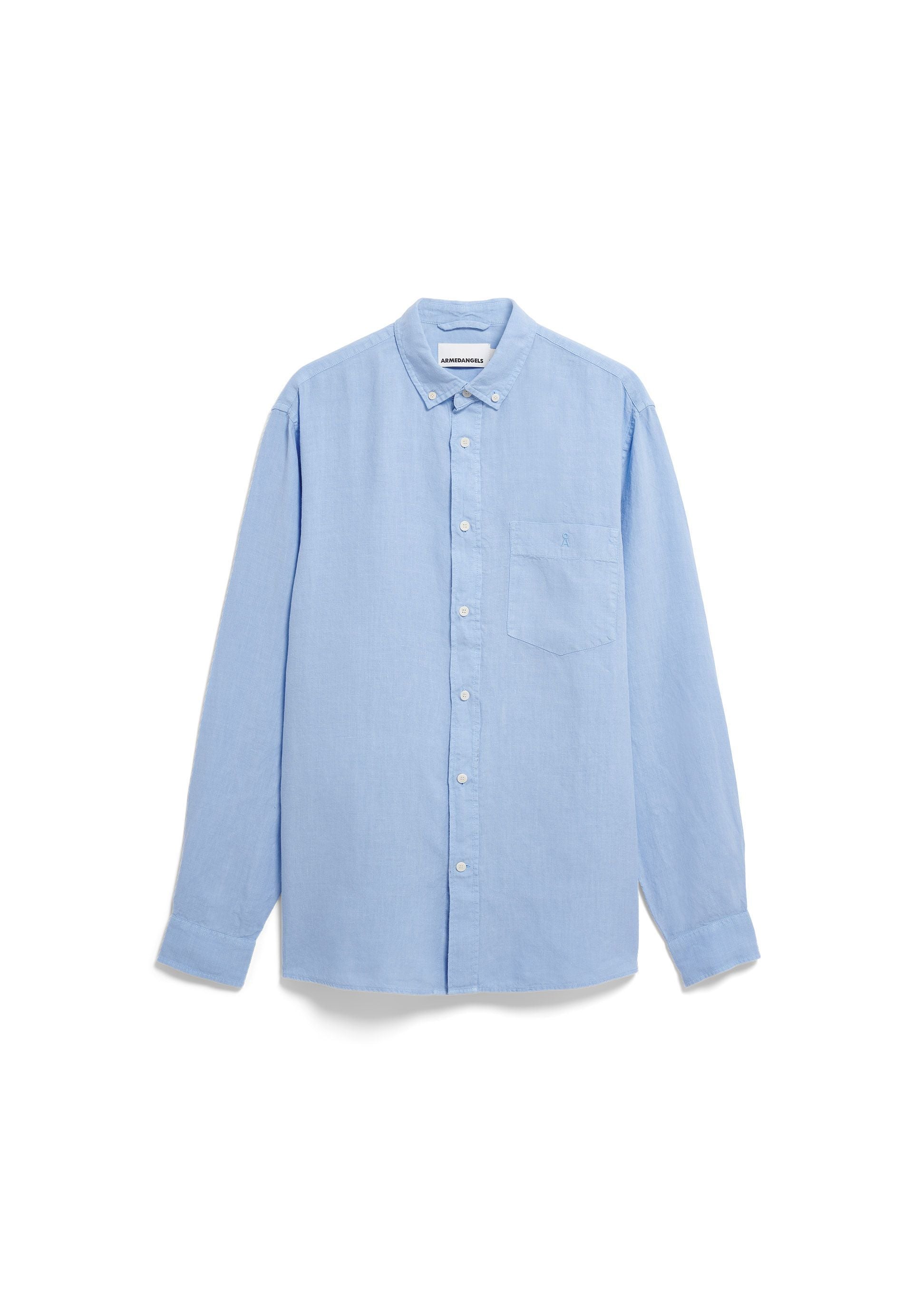 Linen Longsleeve Shirt (Wedgwood)