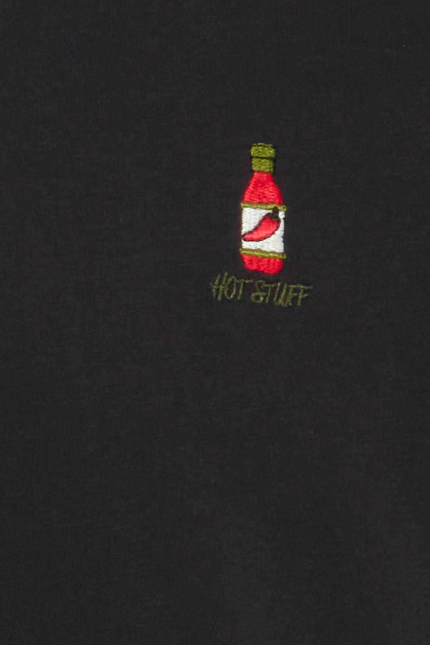 Bhimari Small Emb  S/s Tee (Black Beau)