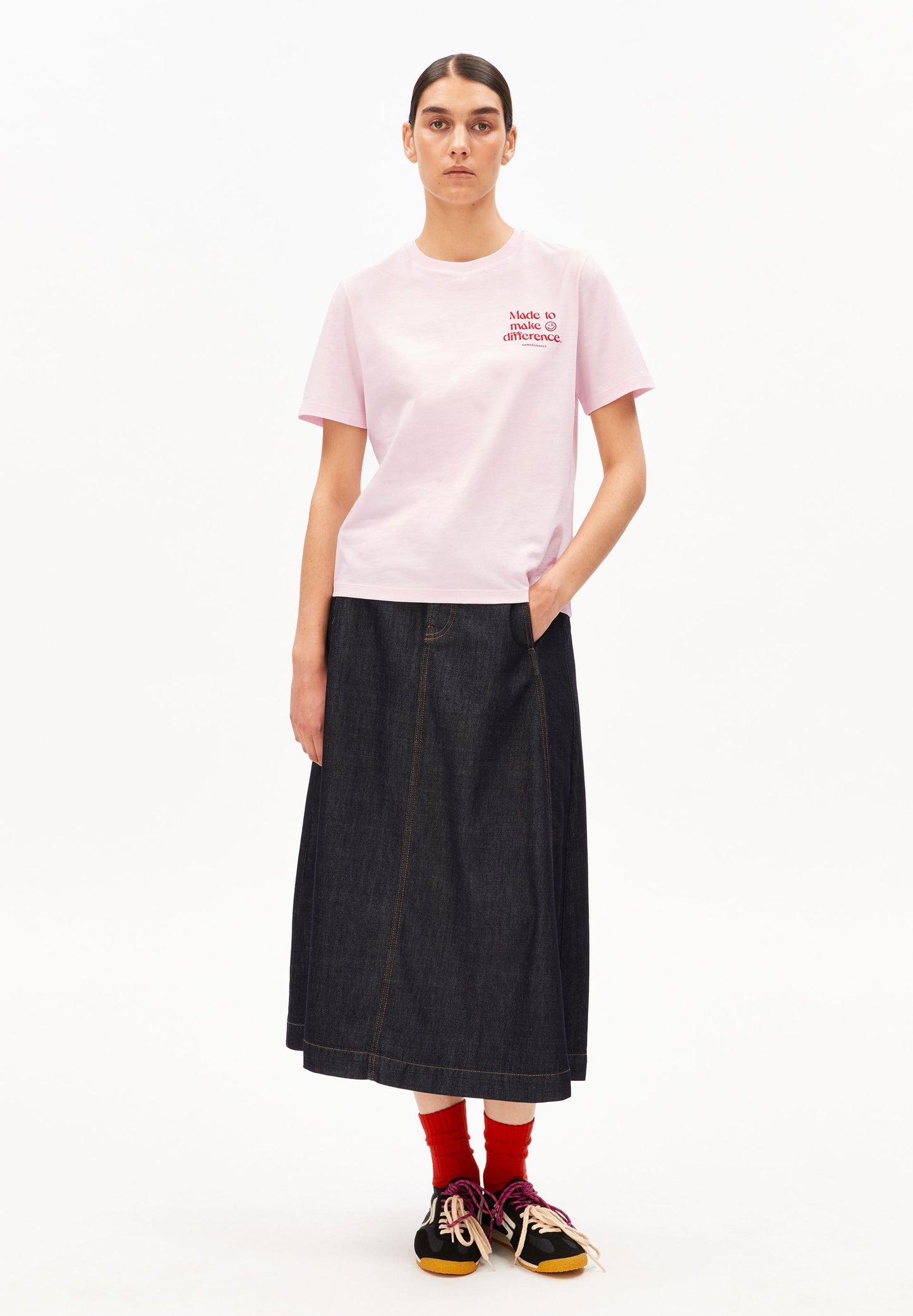 Lualaa Embro T-shirt (Pink Mist)