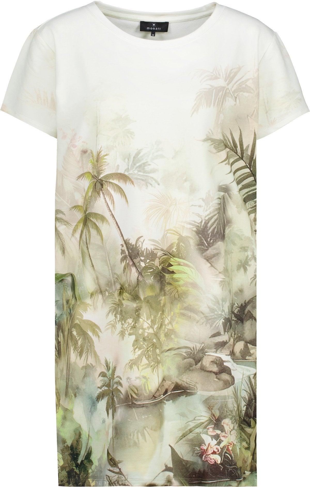 Kleid (Olive Gemustert)