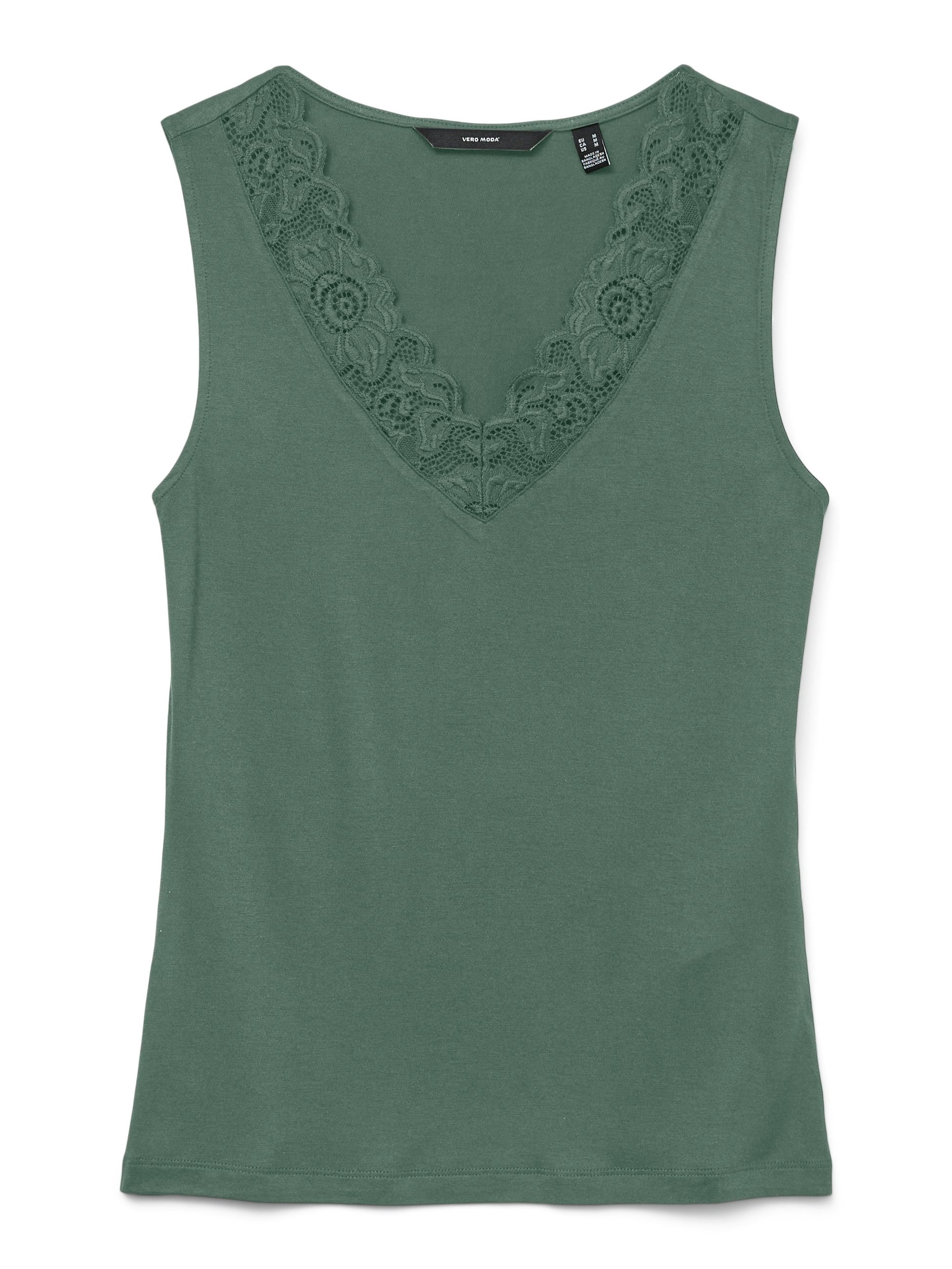 Vmrosa Sl V-neck Top Jrs Noos (Laurel Wreath)