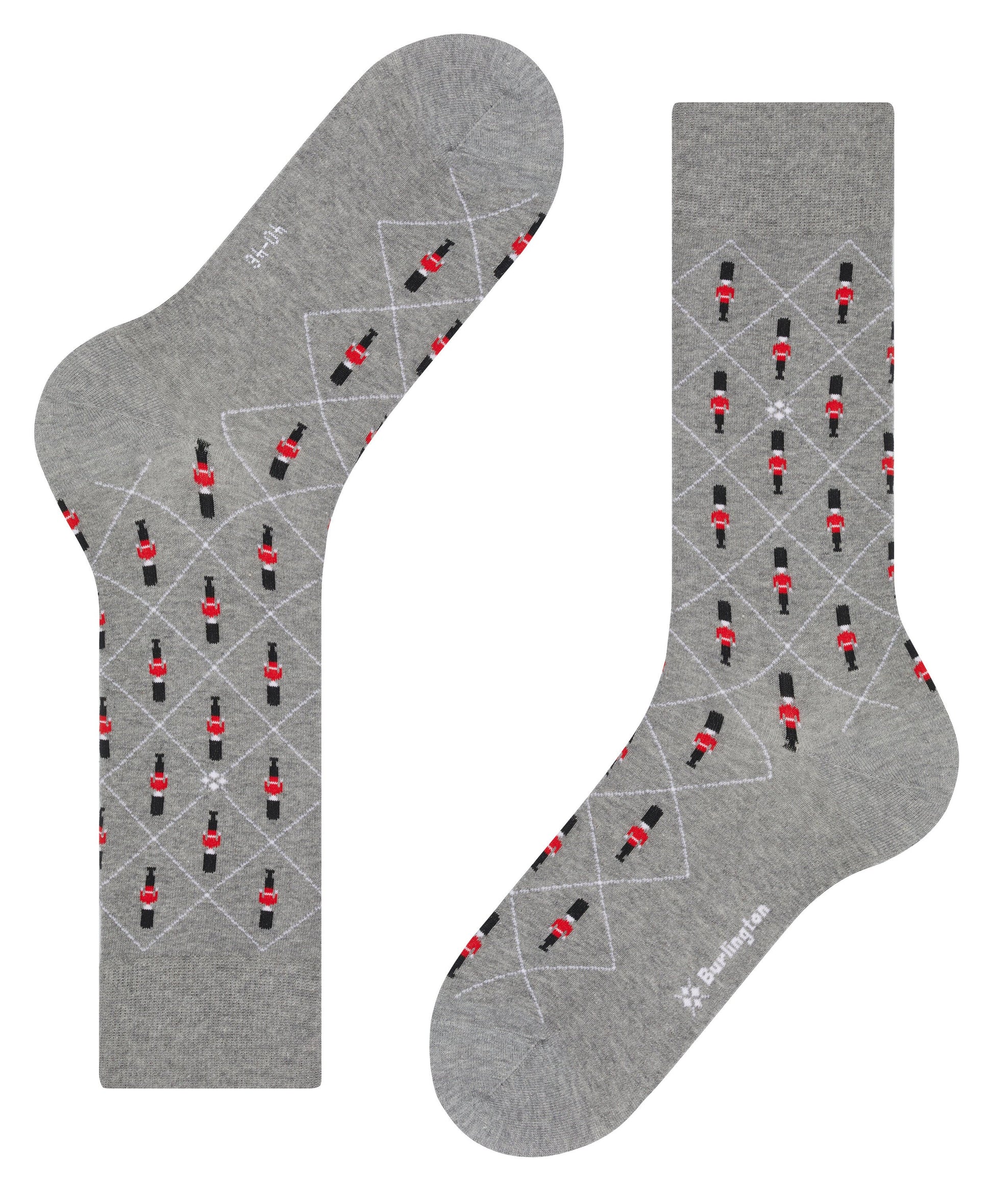 Burlington Guard Herren Socken (Light Grey)