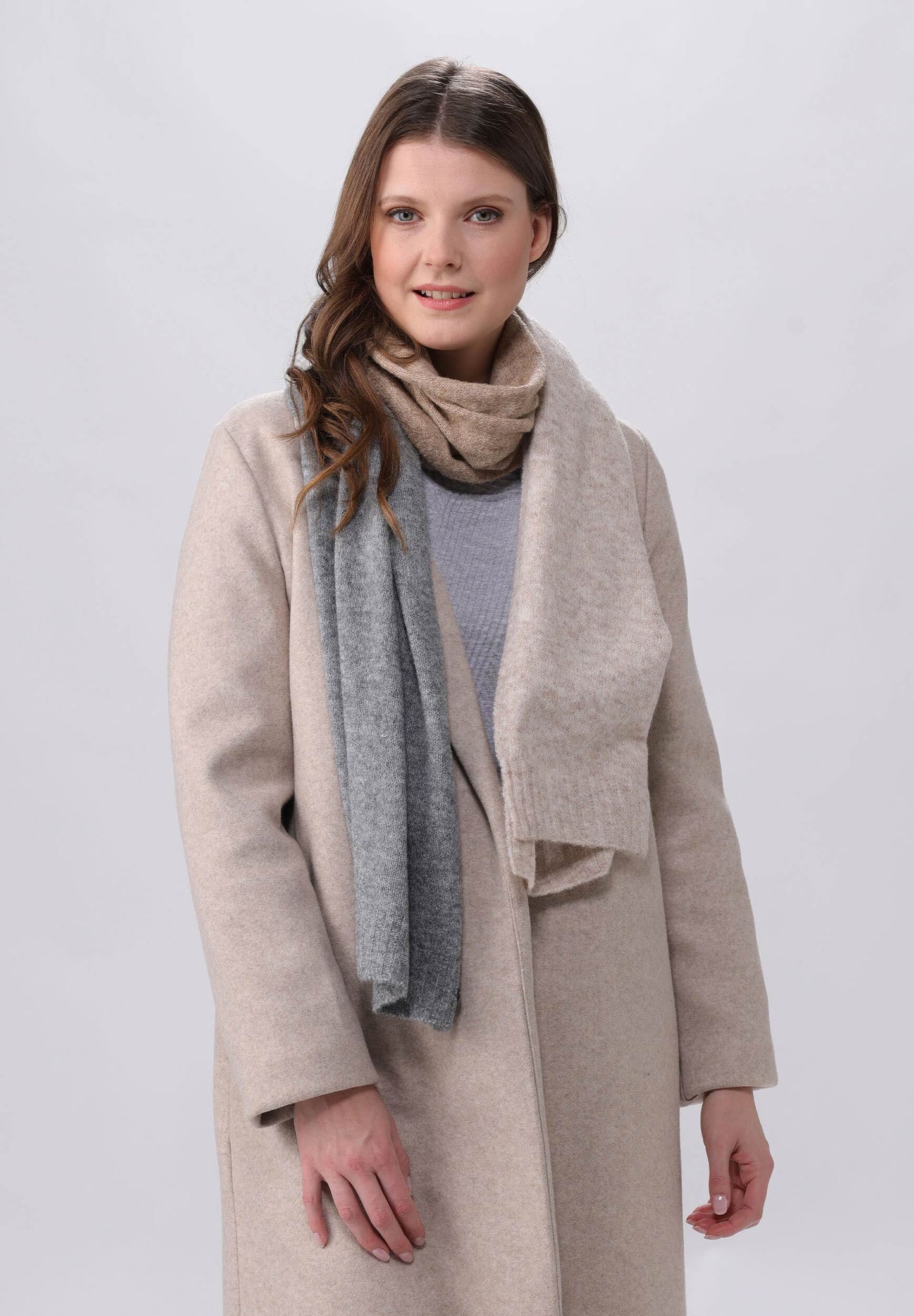 Schal Polyester Schal (Grey)