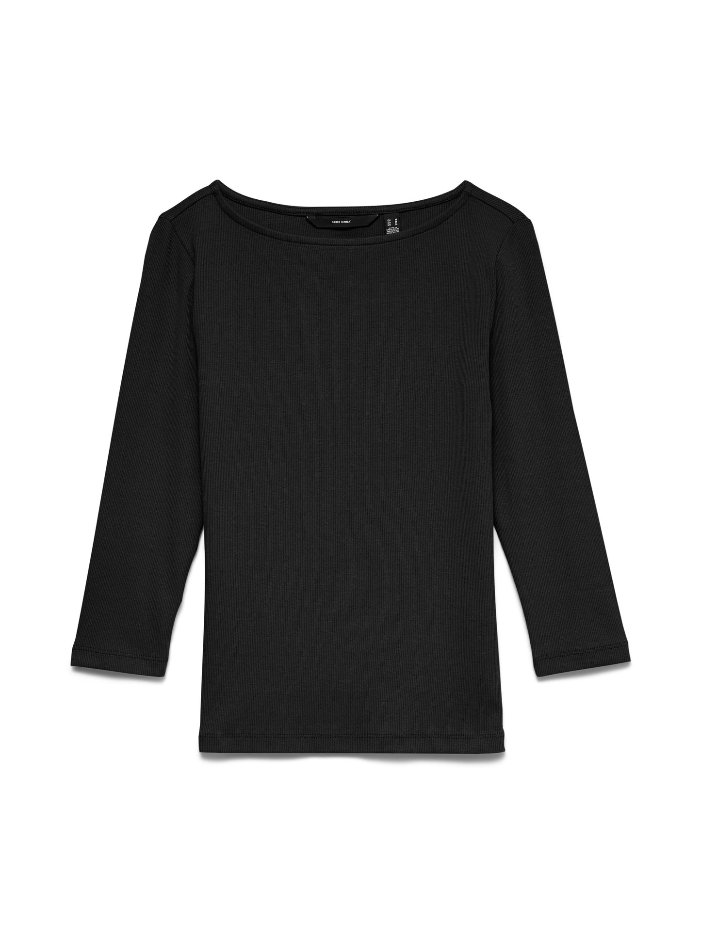 Vmchloe Panda 3/4 Boatneck Top Jrs (Black)