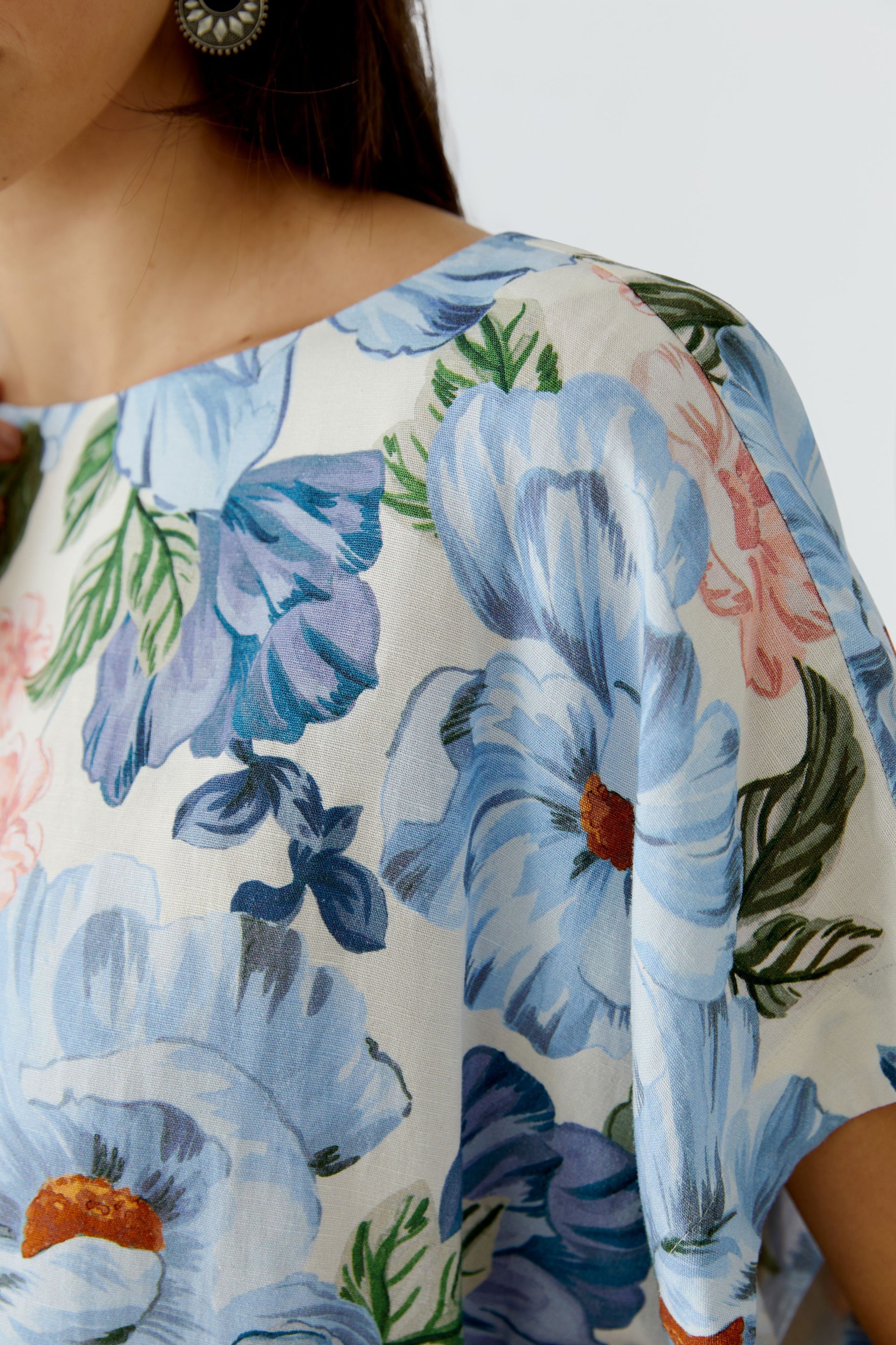 Bluse (Blue White)
