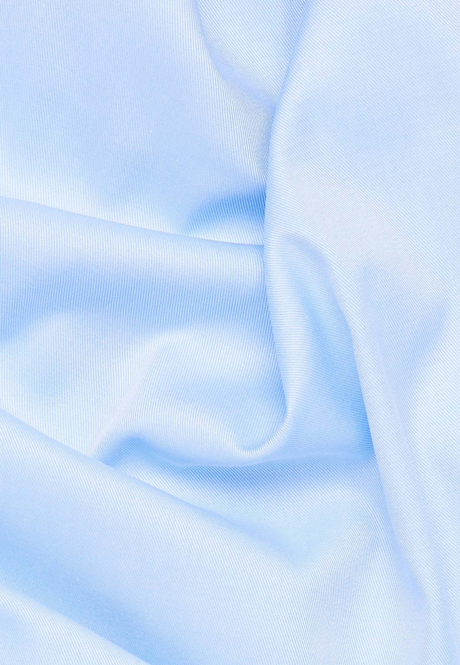 Eterna Langarm Hemd Slim Fit Cover Shirt Twill (Hellblau)