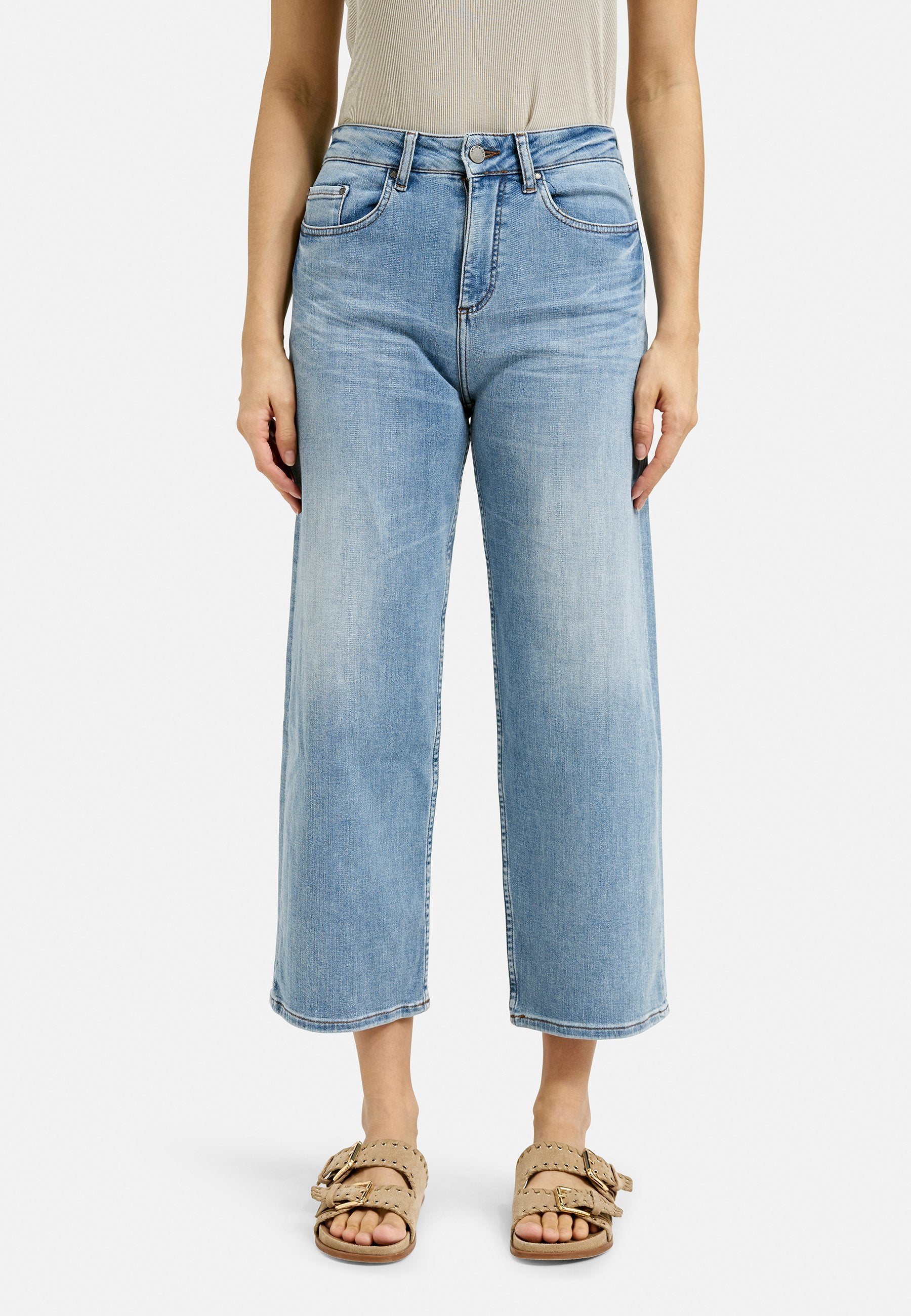 Denim Anna Culotte (Light Denim)
