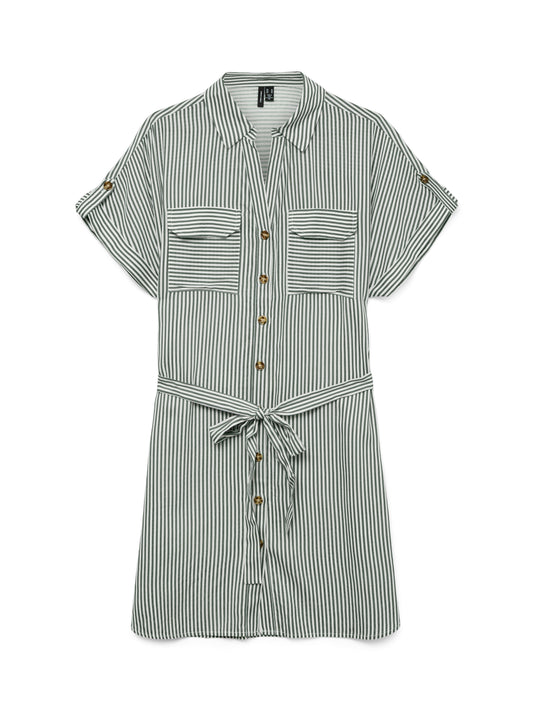 Vmbumpy Ss Short Shirt Dress Wvn Ga Noos (Laurel Wre)