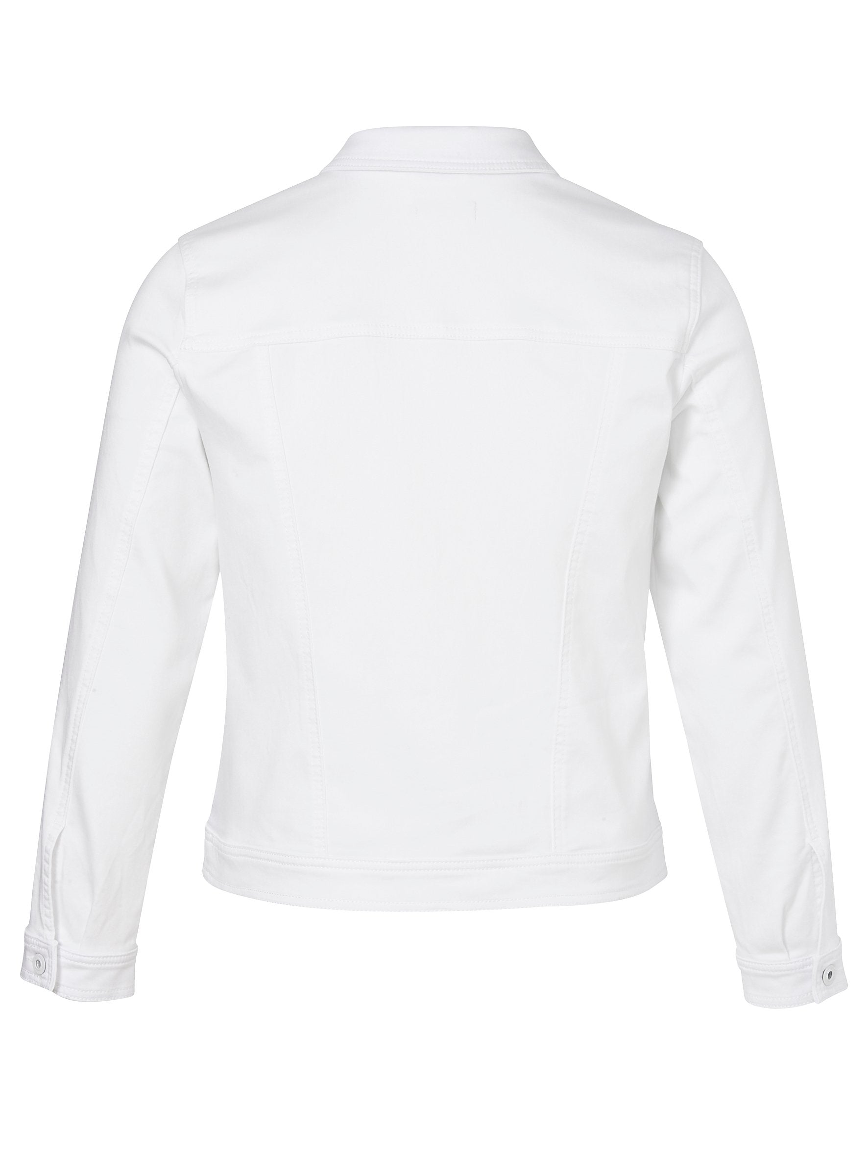 Jacke Kragen 1/1 Arm Knöpfe (White)