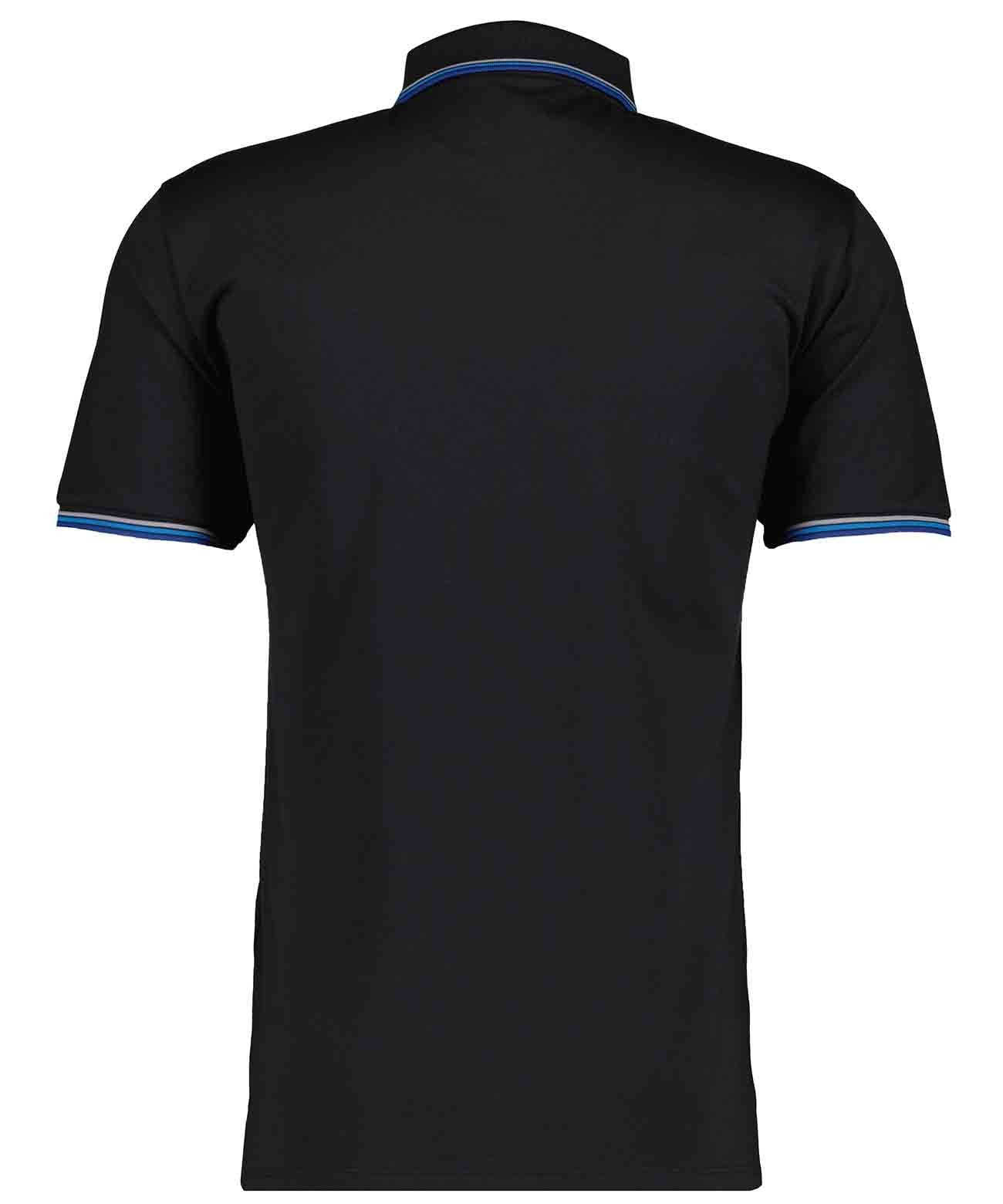 Piqué-Polo "keep dry", modern fit (Schwarz)