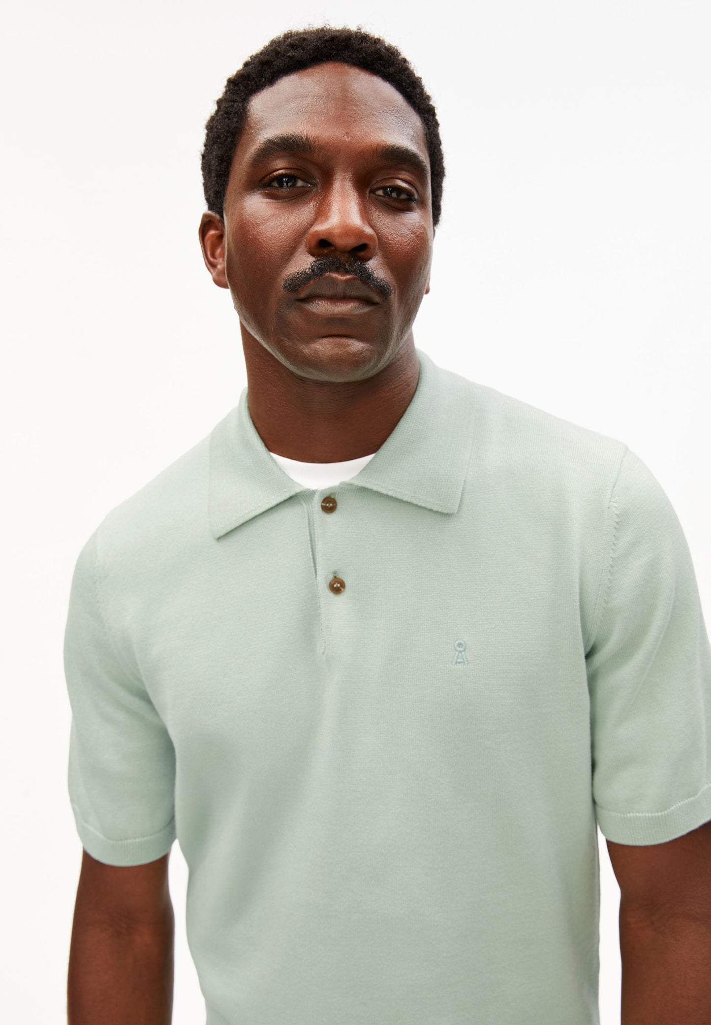 Shortsleeve Knit Poloshirt (Foam)