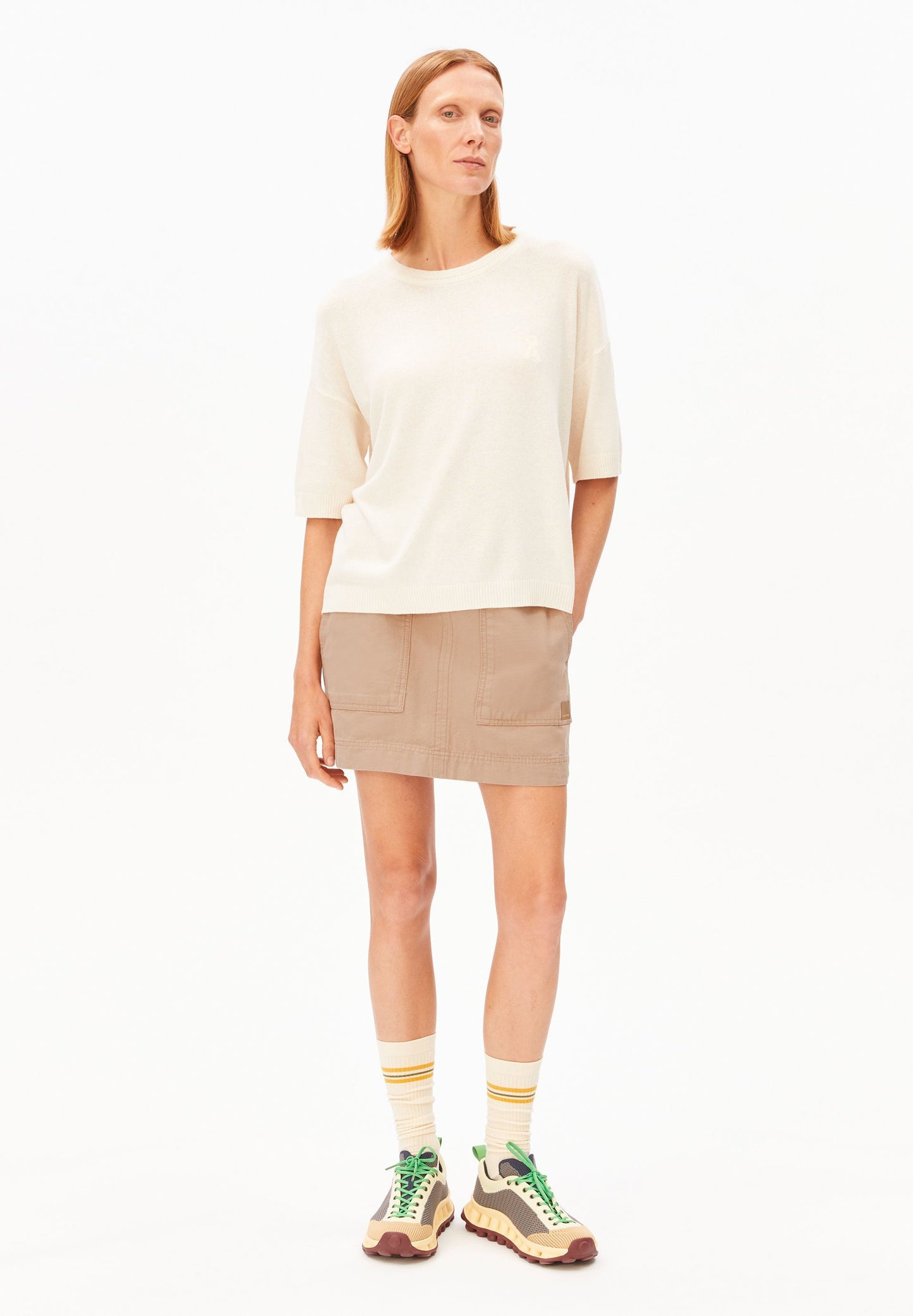 S Sl Linen Blend Knit Sweater (Undyed)