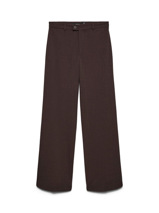 Vmtexas Mw Straight Pant Noos (Chocolate)