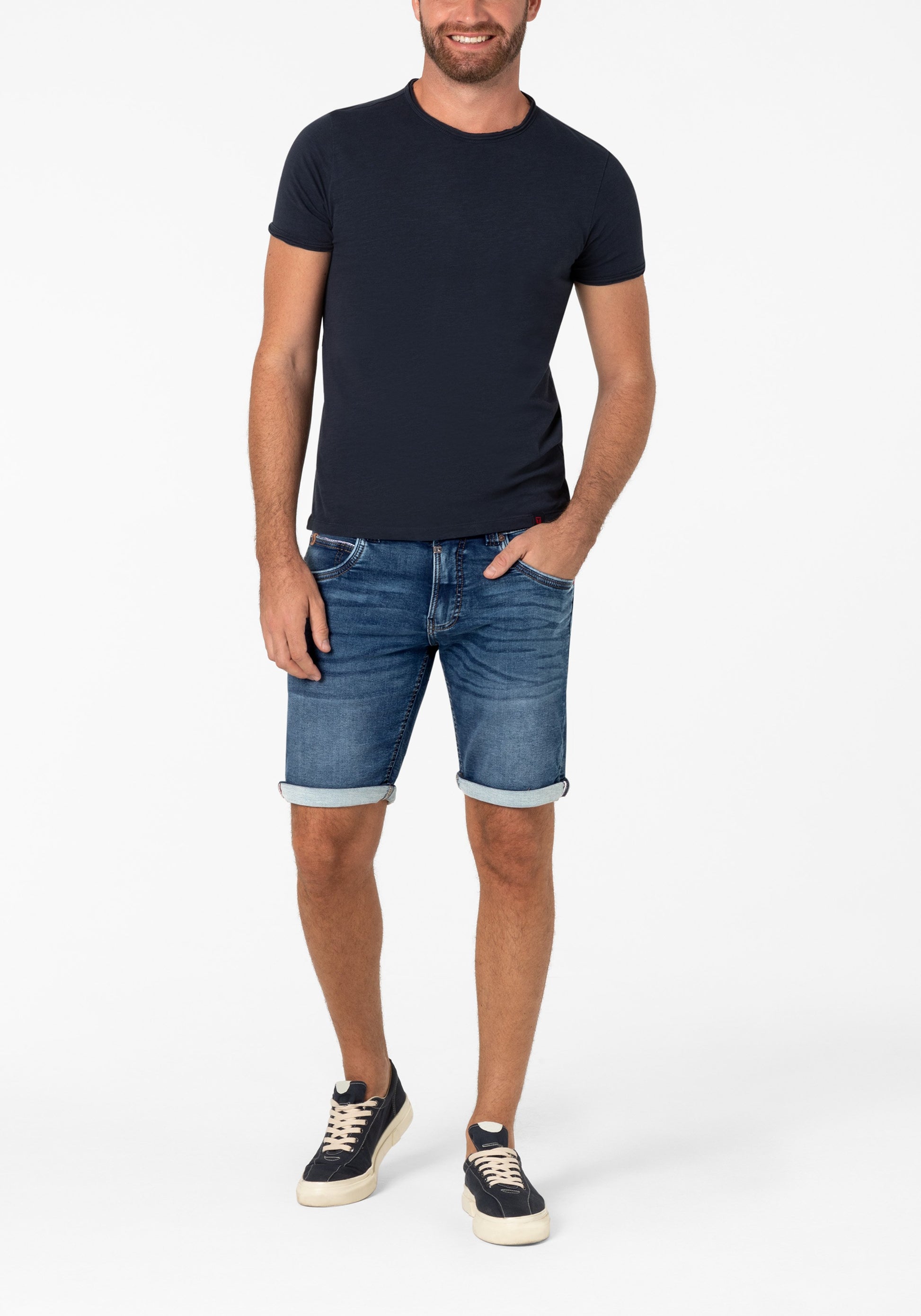 Slim ScottyTZ Short (Indigo Water Wa)