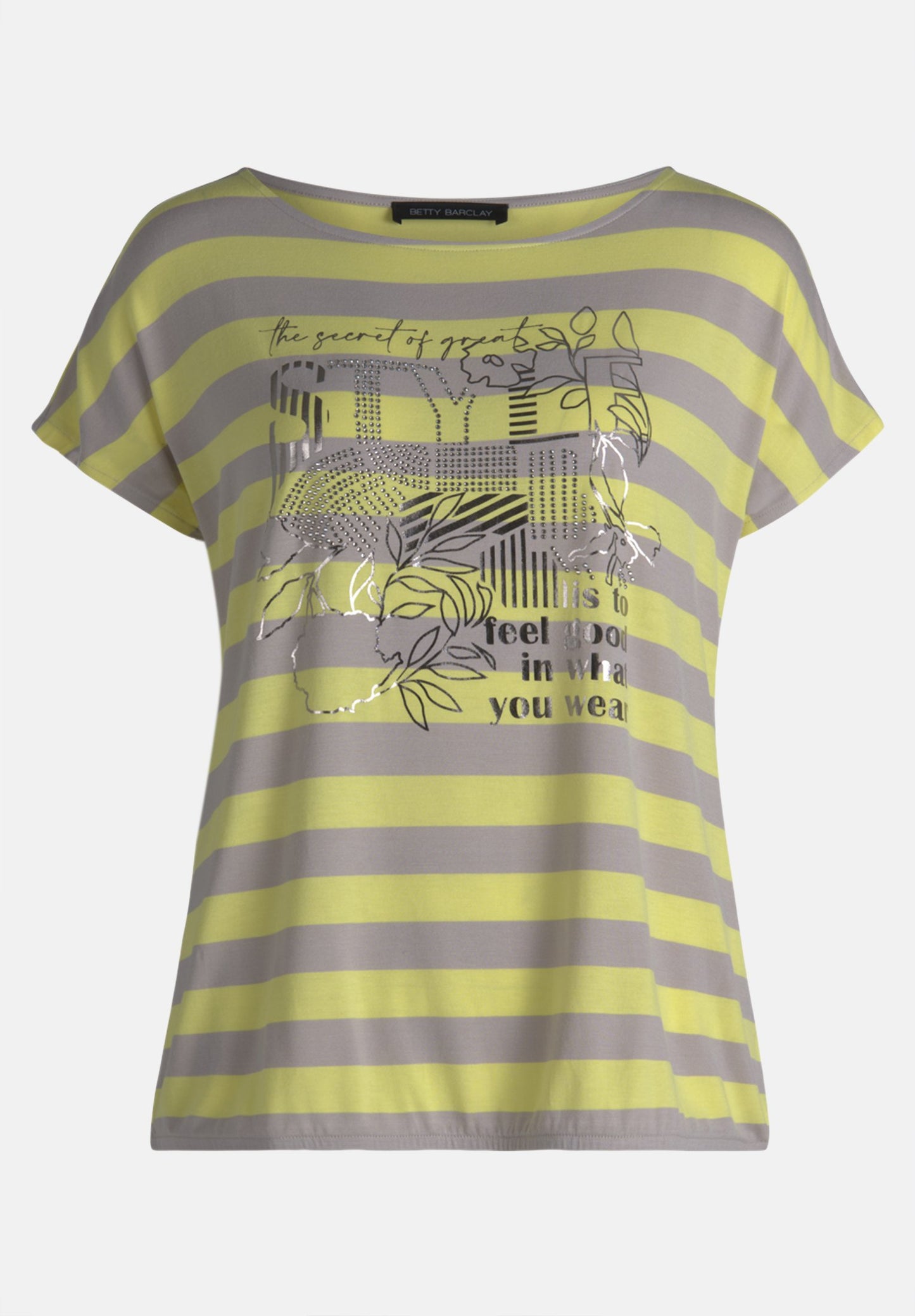 Printshirt (Beige/yellow)
