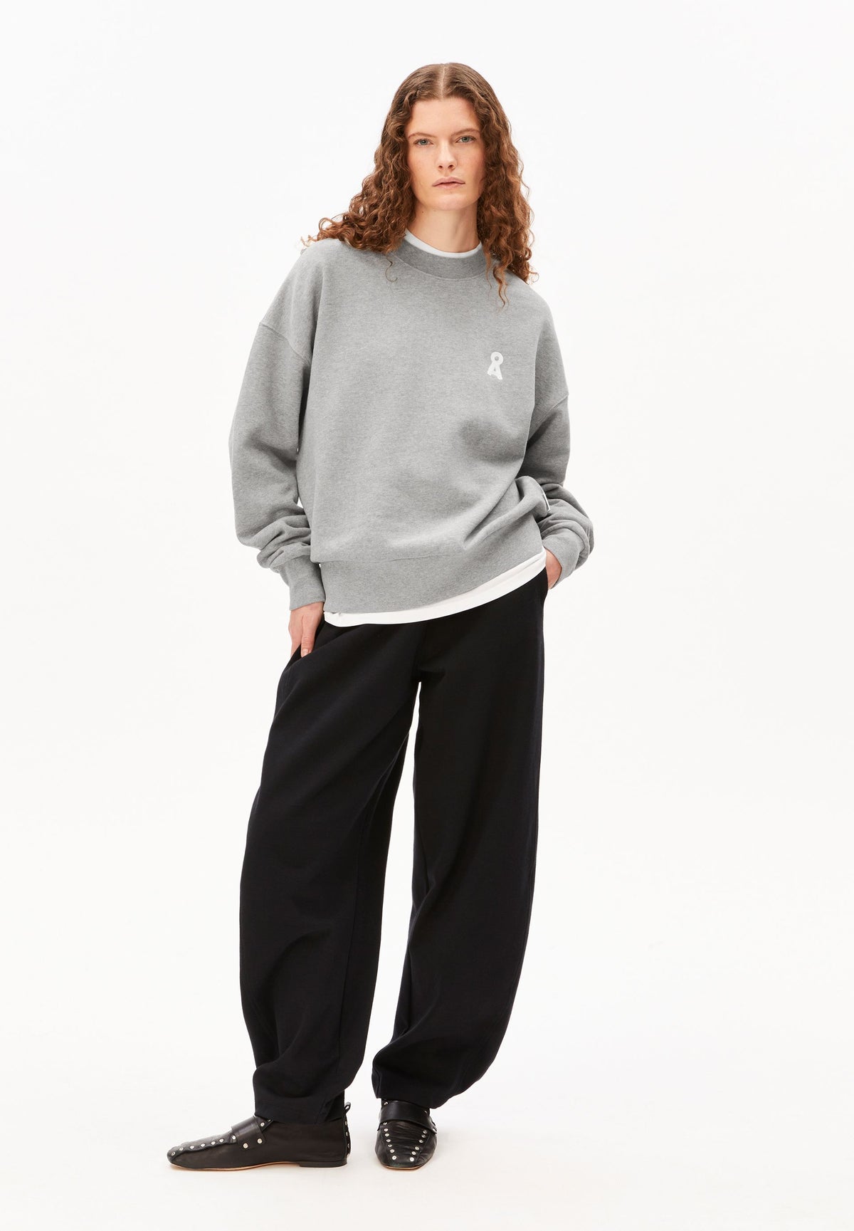 Iconic å Alizaa Sweat (Silver Melange)
