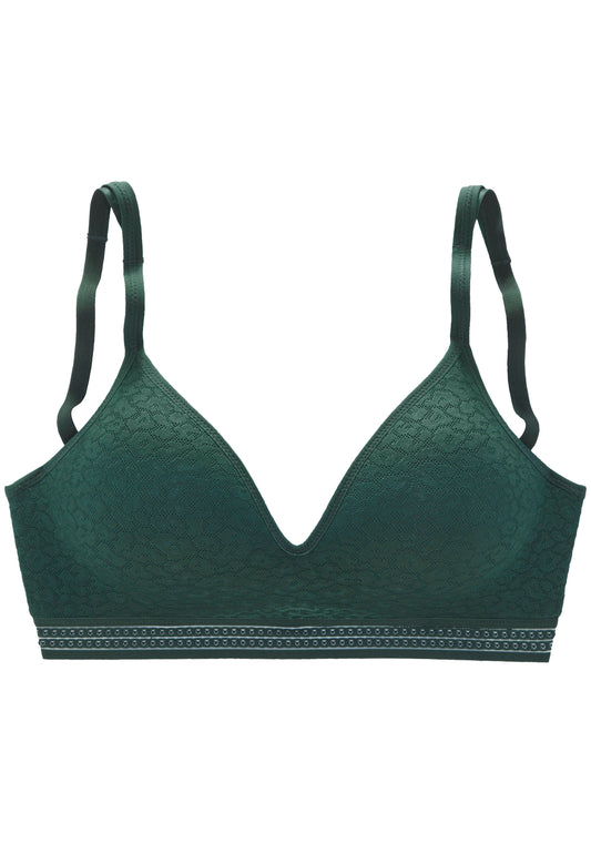 LASCANA Bralette full lace (Fir Green)
