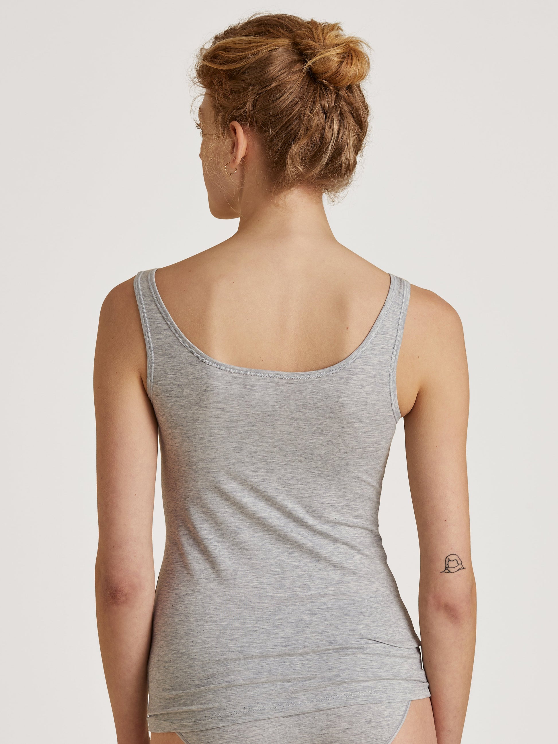 DAMEN Top ohne Arm (Grey Melange)