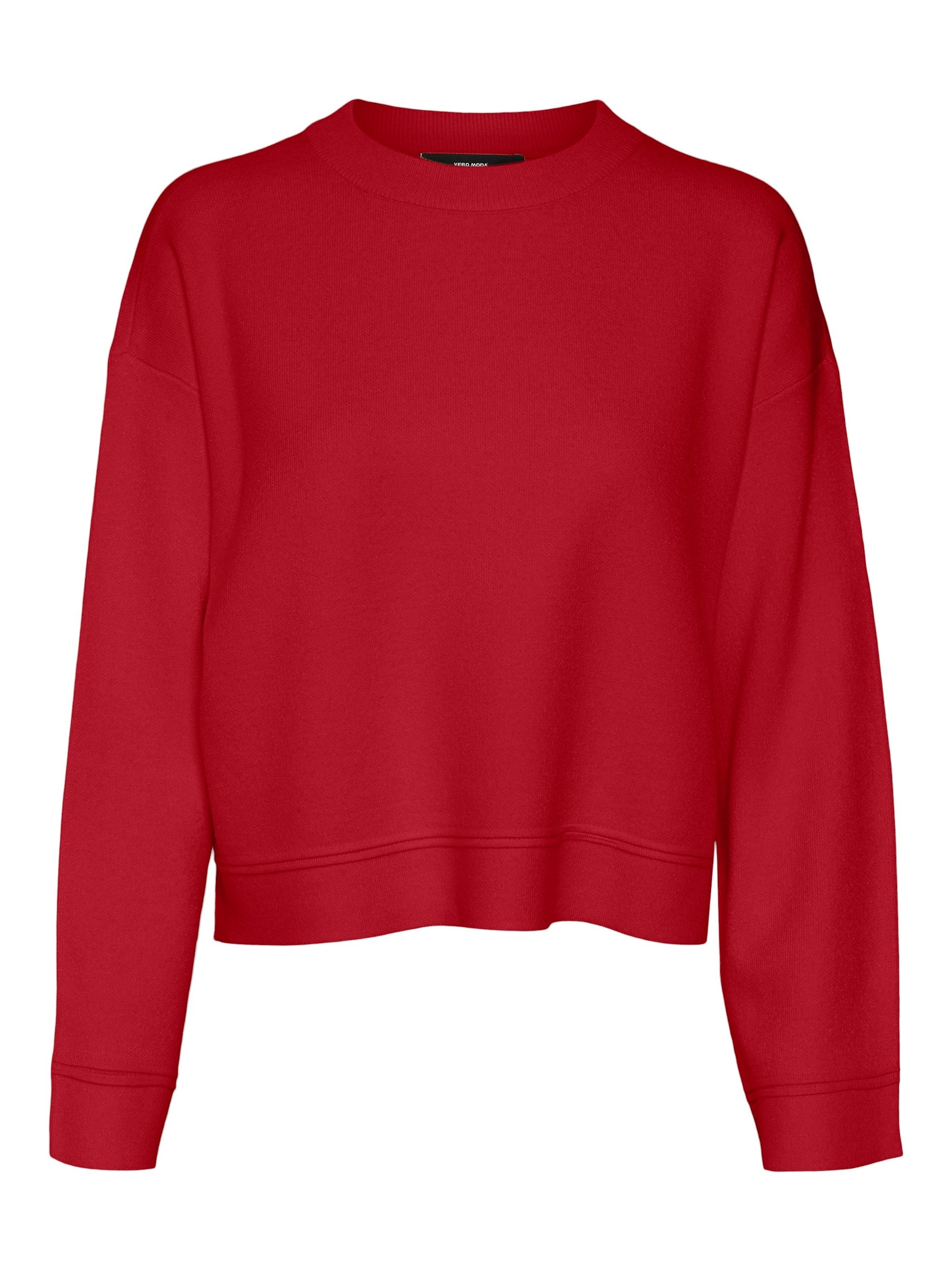 Vmgold Piping Ls O-neck Pullover Ga (Salsa)