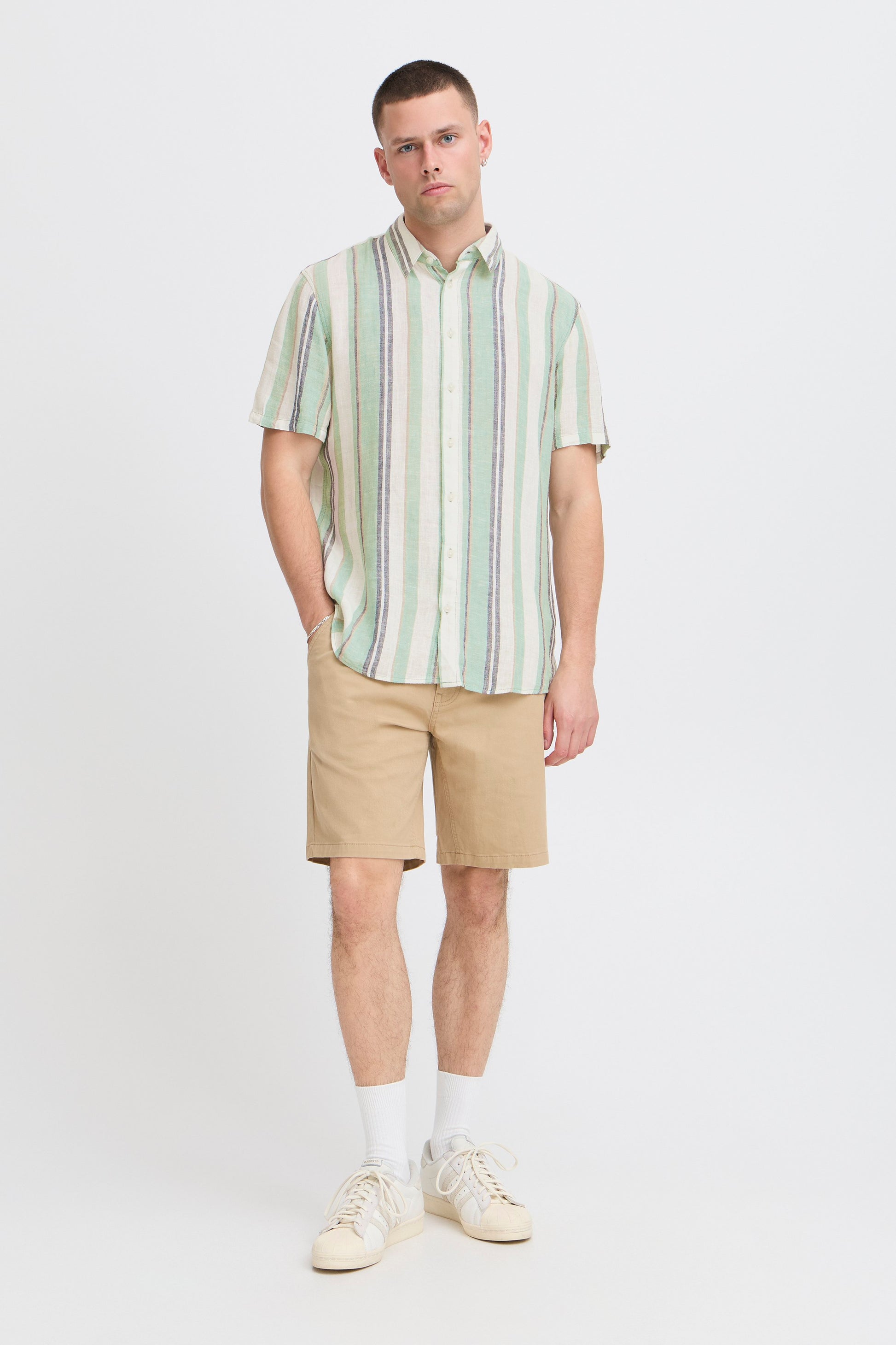 BHBOBBY Shirt stripe (Malachite Gre)