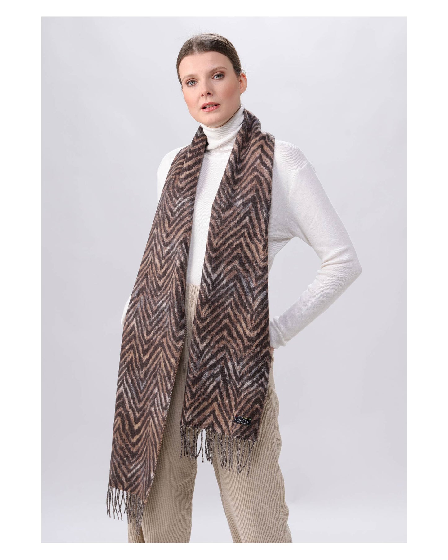 Schal Polyester Schal (Brownie)
