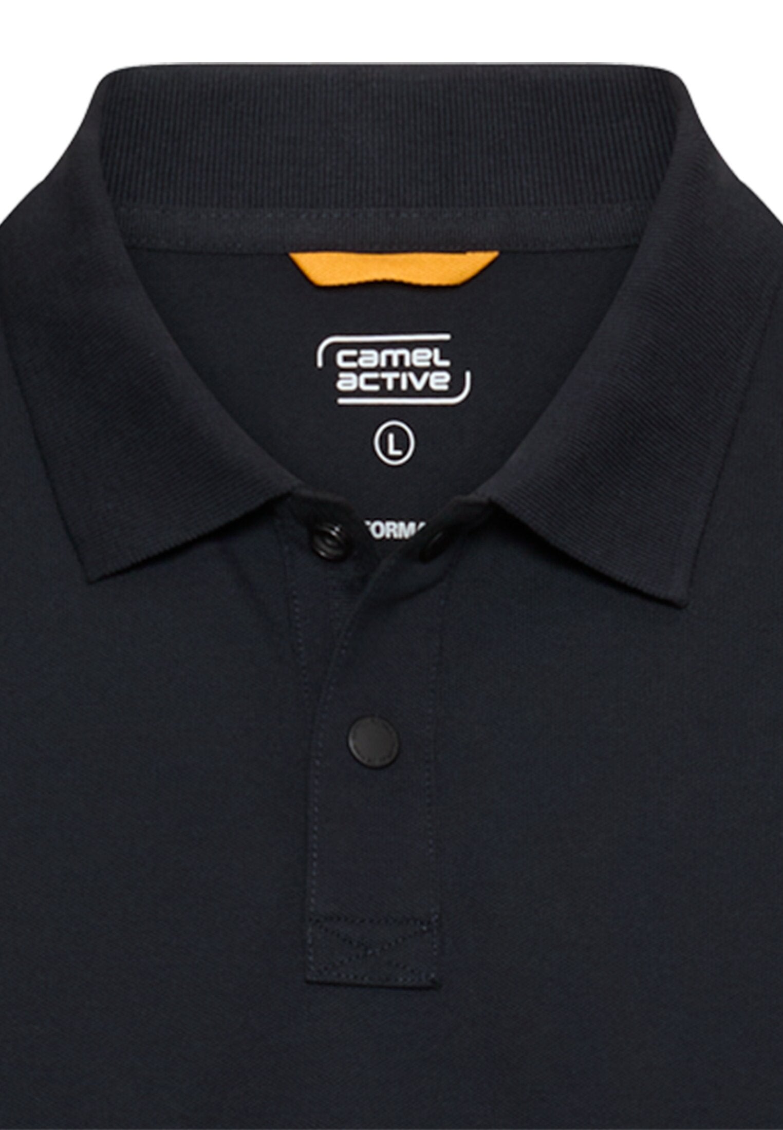 Poloshirt mit Kontrastdetails (Dark Navy)