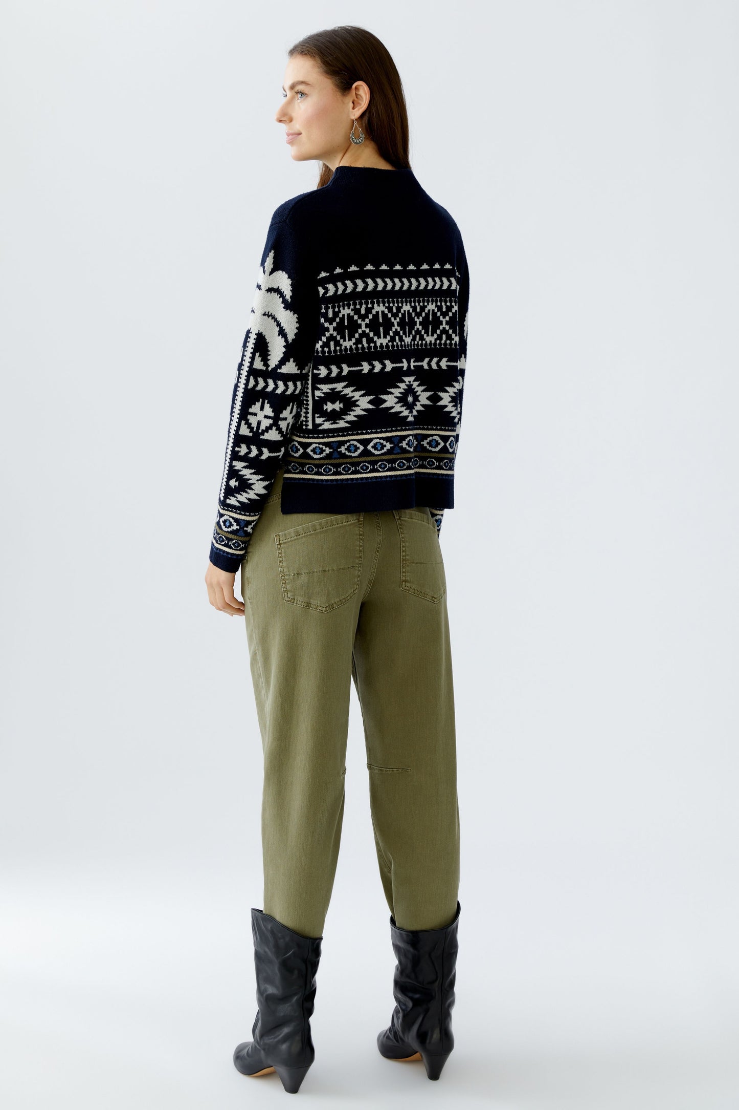 Pullover (Dk Blue White)